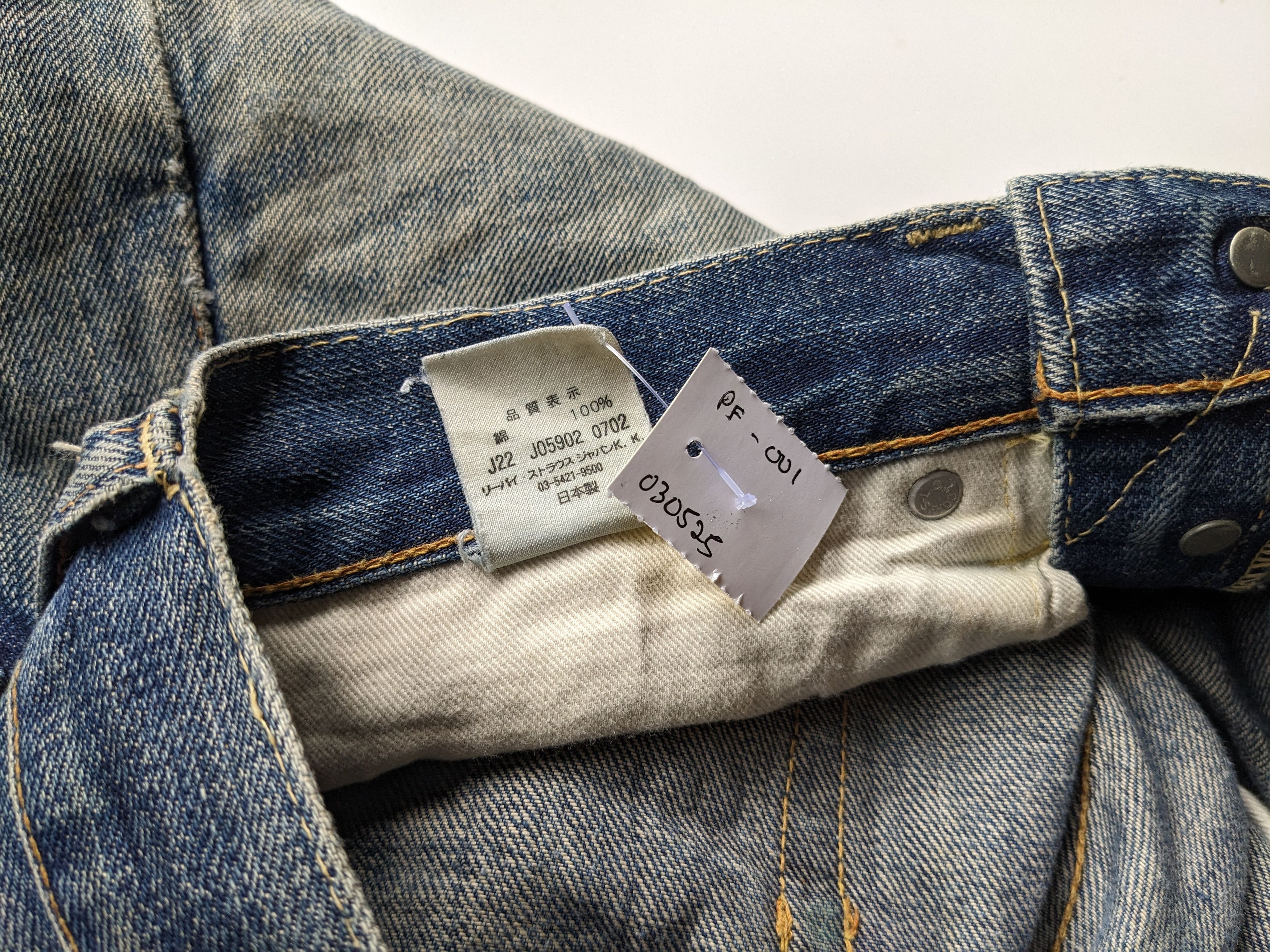 Levi's Vintage Levi's Big E redline selvedge distressed Size US 30 / EU 46 - 13 Thumbnail