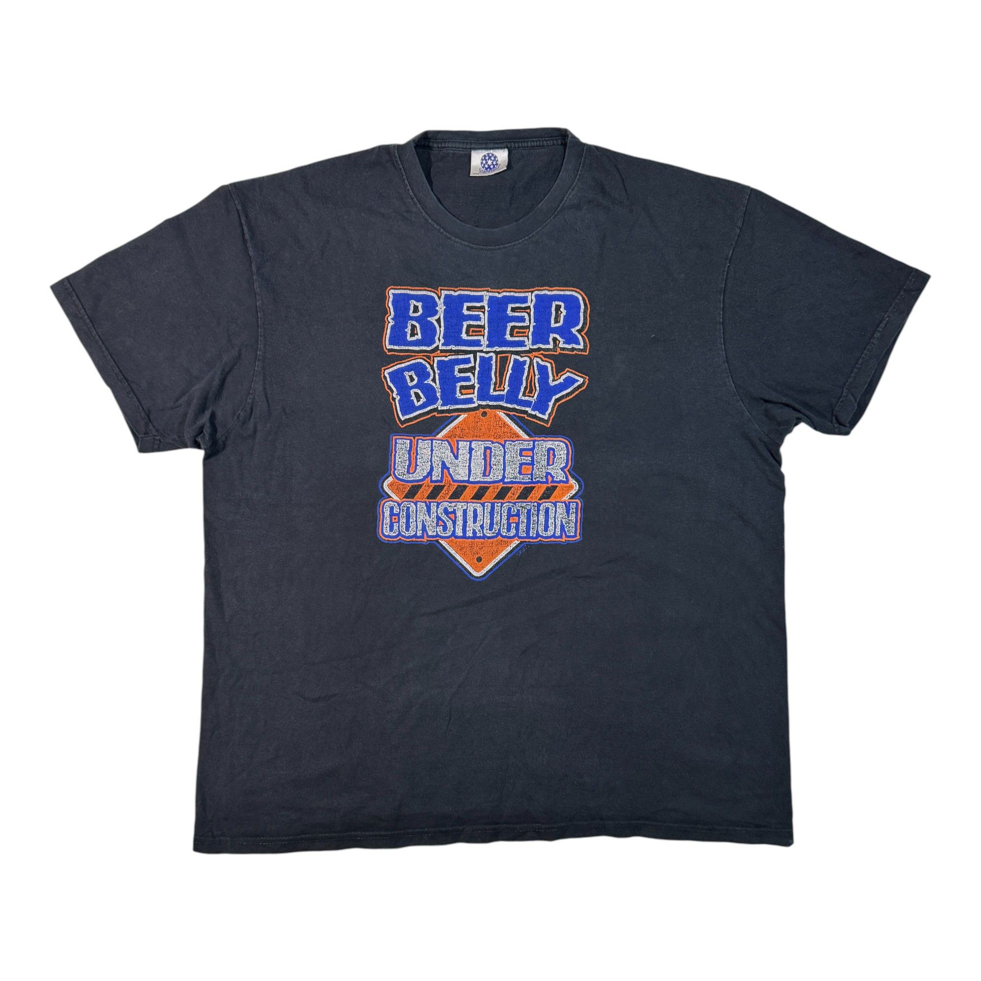 Vintage Vintage Beer Belly Under Construction T-shirt Size US XXL / EU 58 / 5 - 1 Thumbnail