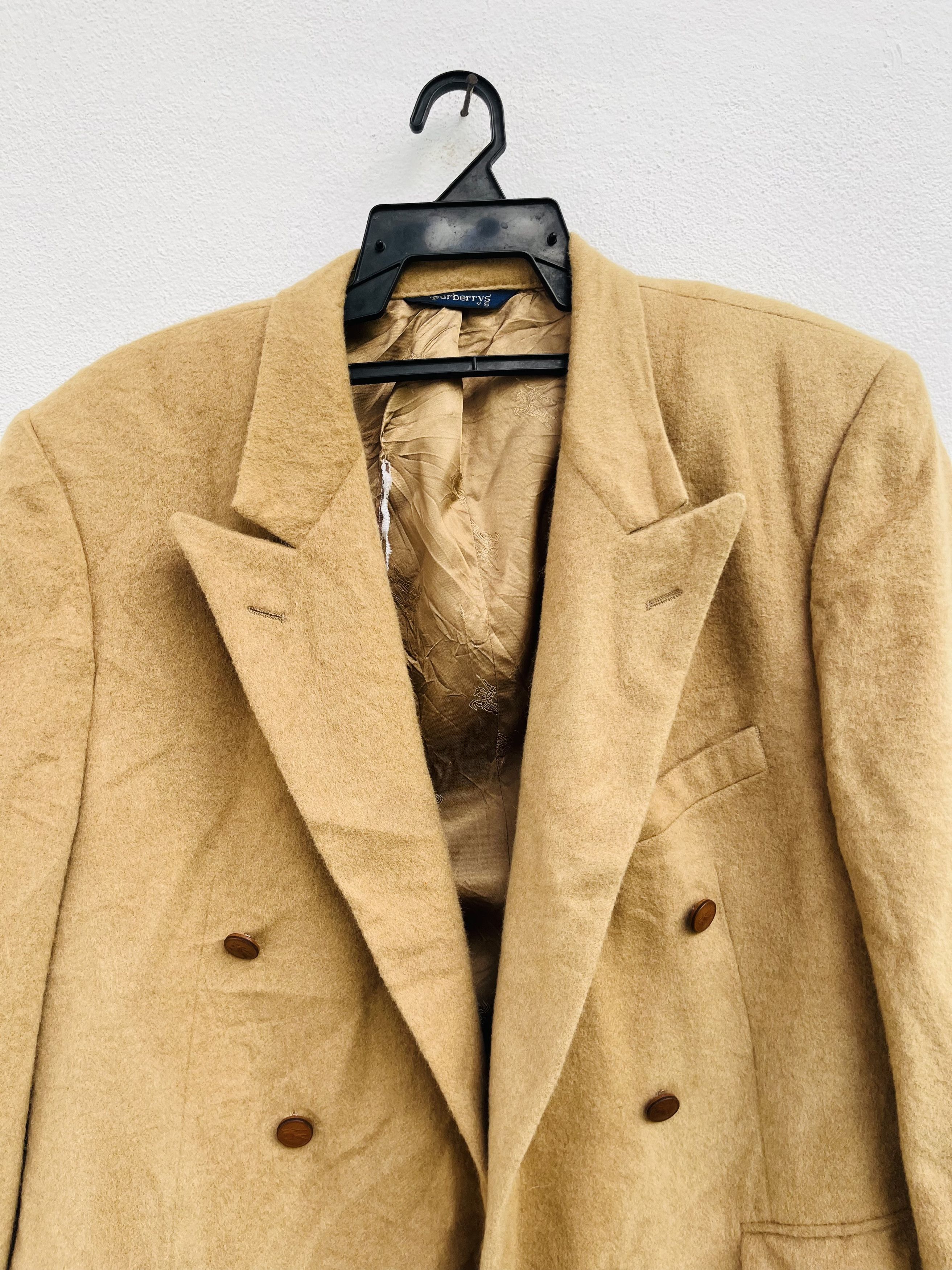 Burberry × Japanese Brand Vintage Burberrys Bullocks 100% Pure Camel Hair Wool Jacket Size US M / EU 48-50 / 2 - 19 Thumbnail