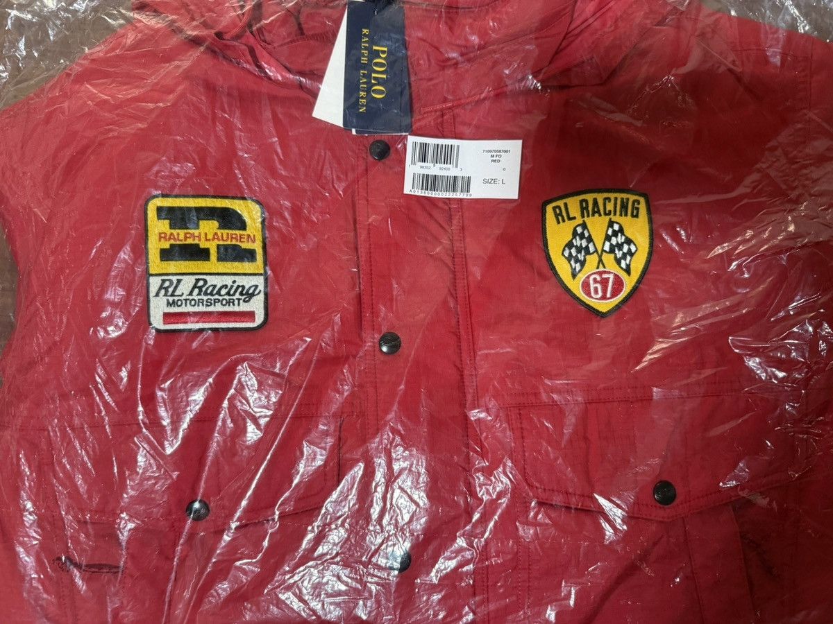 Polo Ralph Lauren Polo Ralph Lauren Racing Jacket Size Large Red Hooded Logos Size US L / EU 52-54 / 3 - 9 Thumbnail