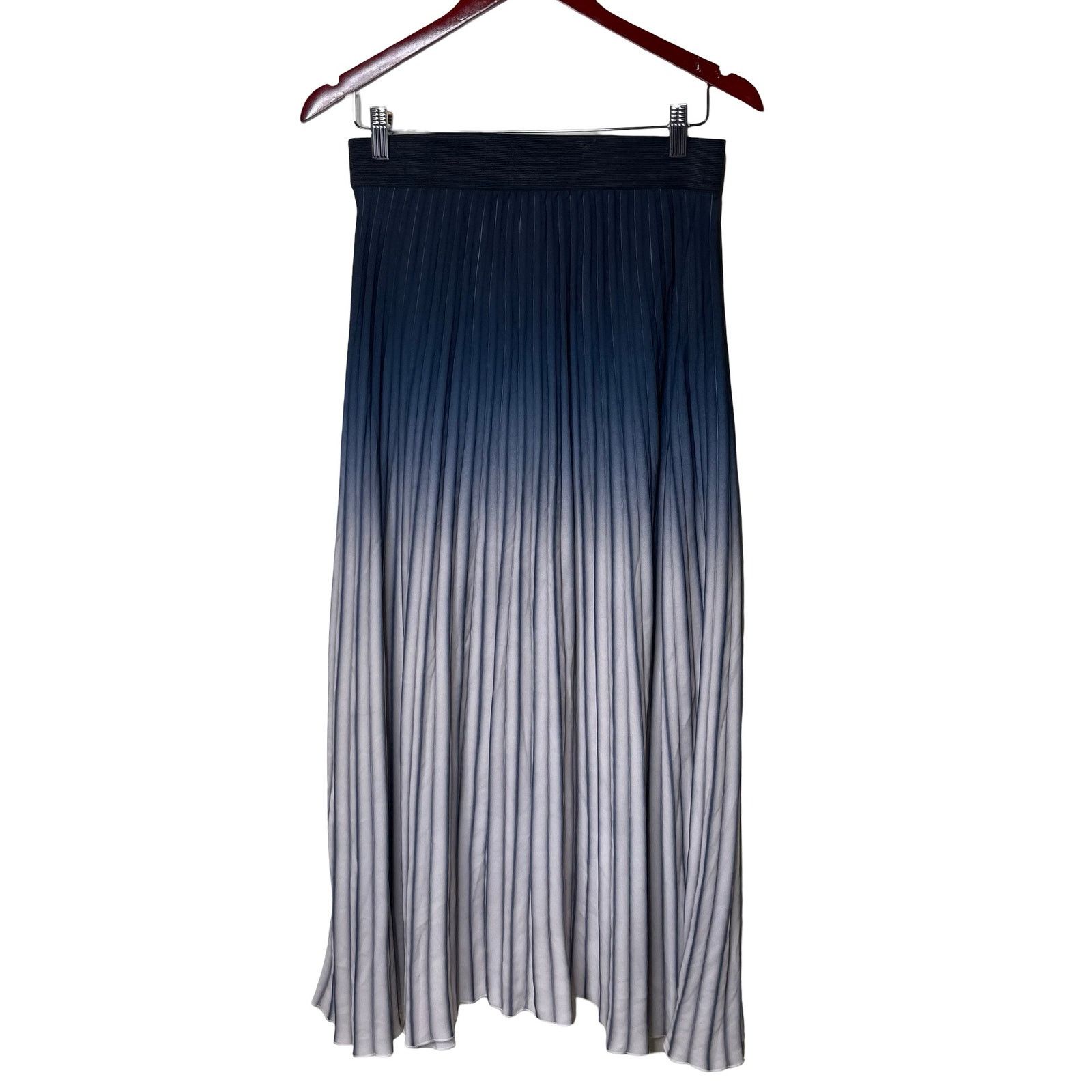 Maje Maje Jonael Tie Dye Pleated Midi Skirt Multicolor Womens Size 32" / US 10 / IT 46 - 2 Thumbnail