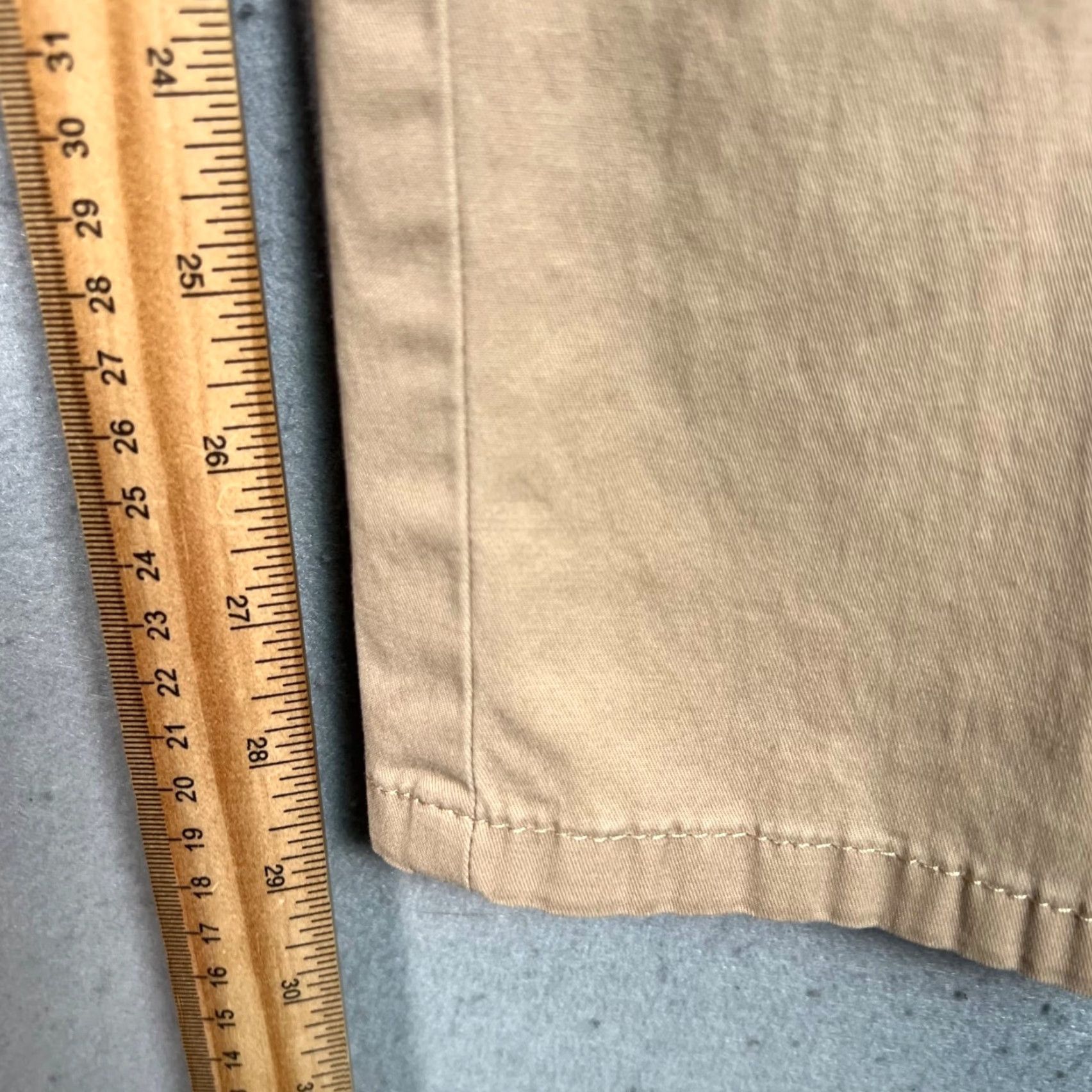 Vintage L.L. Bean Womens Size 4 Cargo Pants Beige Cotton Blend Classic Fit Size 27" / US 4 / IT 40 - 7 Thumbnail