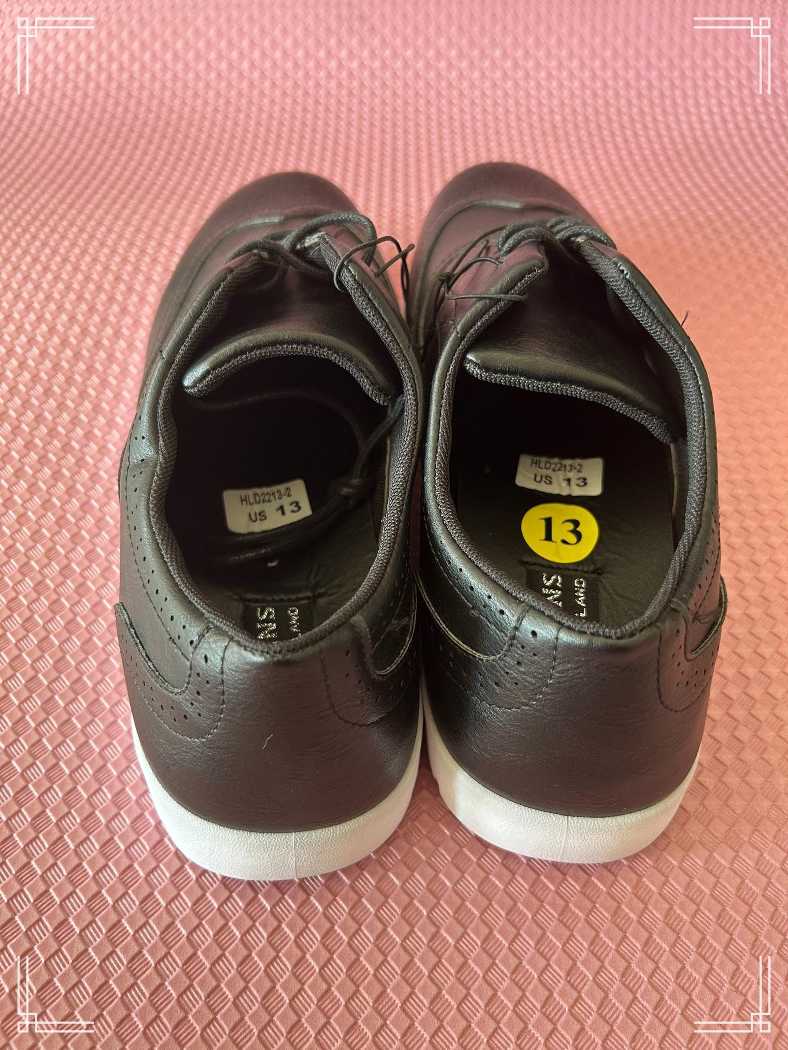 Designer Tim Evans Black Leather Wingtip Sneakers – Size 13 Size US 13 / EU 46 - 4 Thumbnail