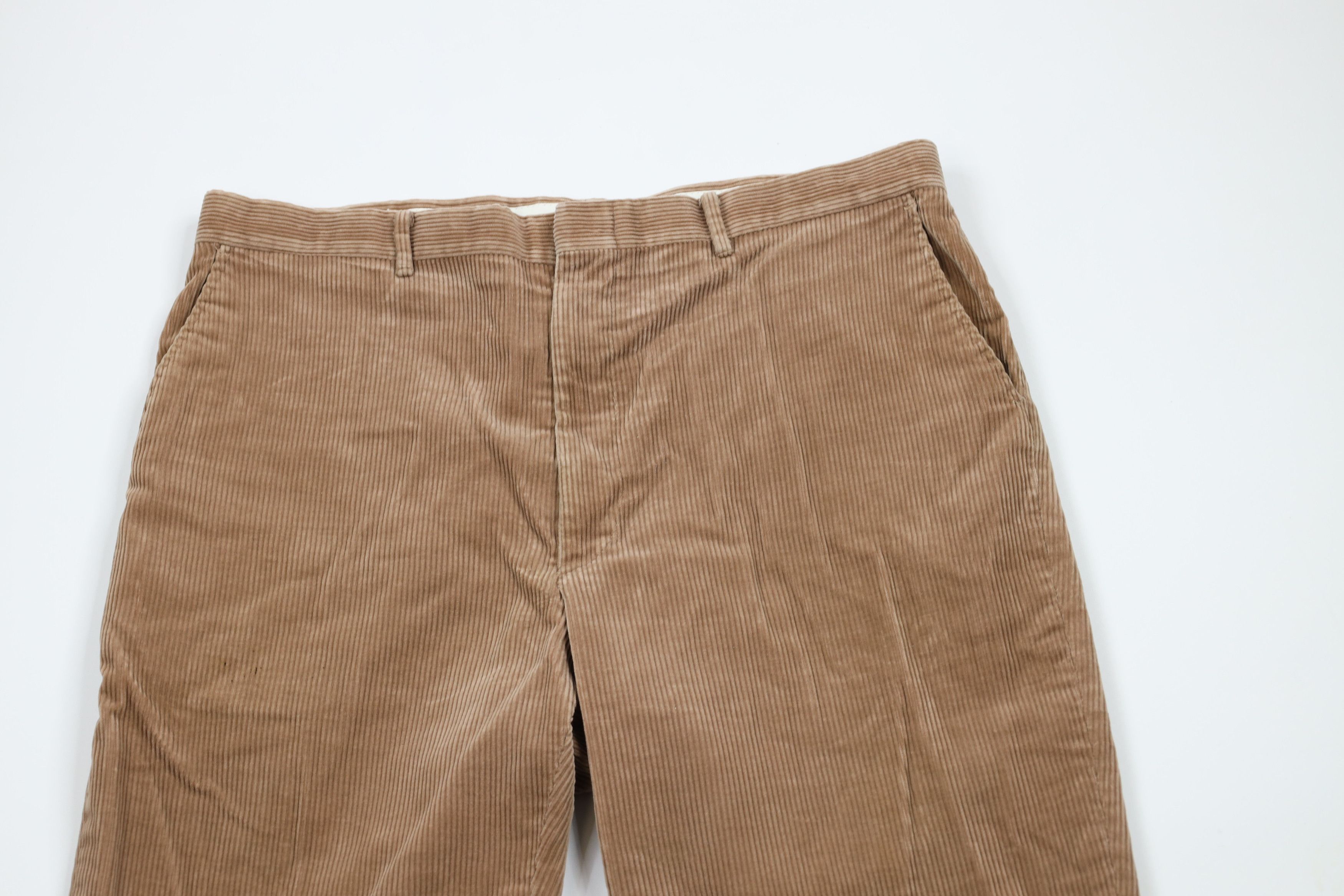 Vintage Vintage 90s Streetwear Flared Wide Leg Corduroy Chino Pants Size US 38 / EU 54 - 2 Thumbnail