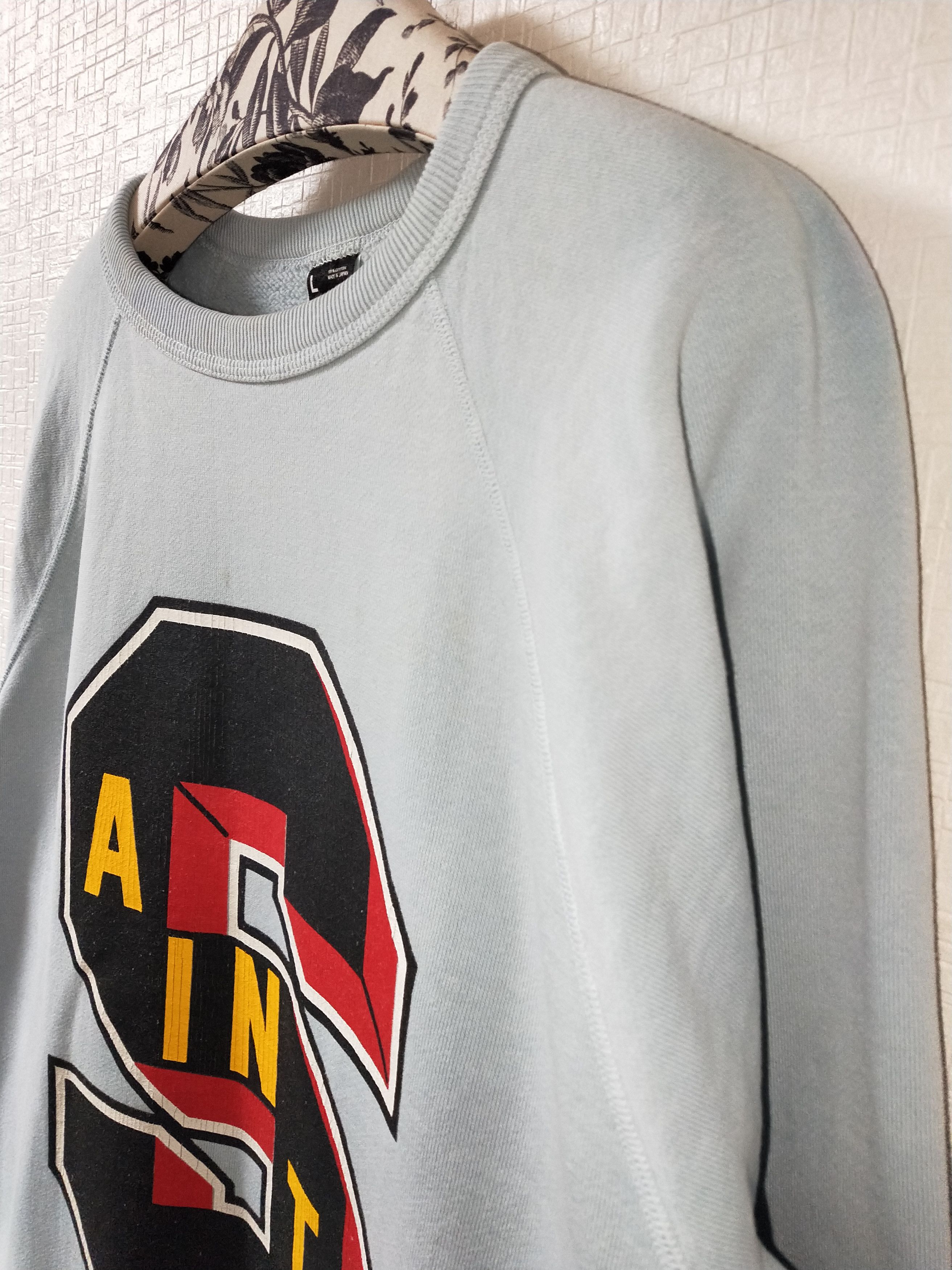 DENIM TEARS × Saint Michael 'Saint Tears' Logo Sweatshirt Size US L / EU 52-54 / 3 - 4 Thumbnail
