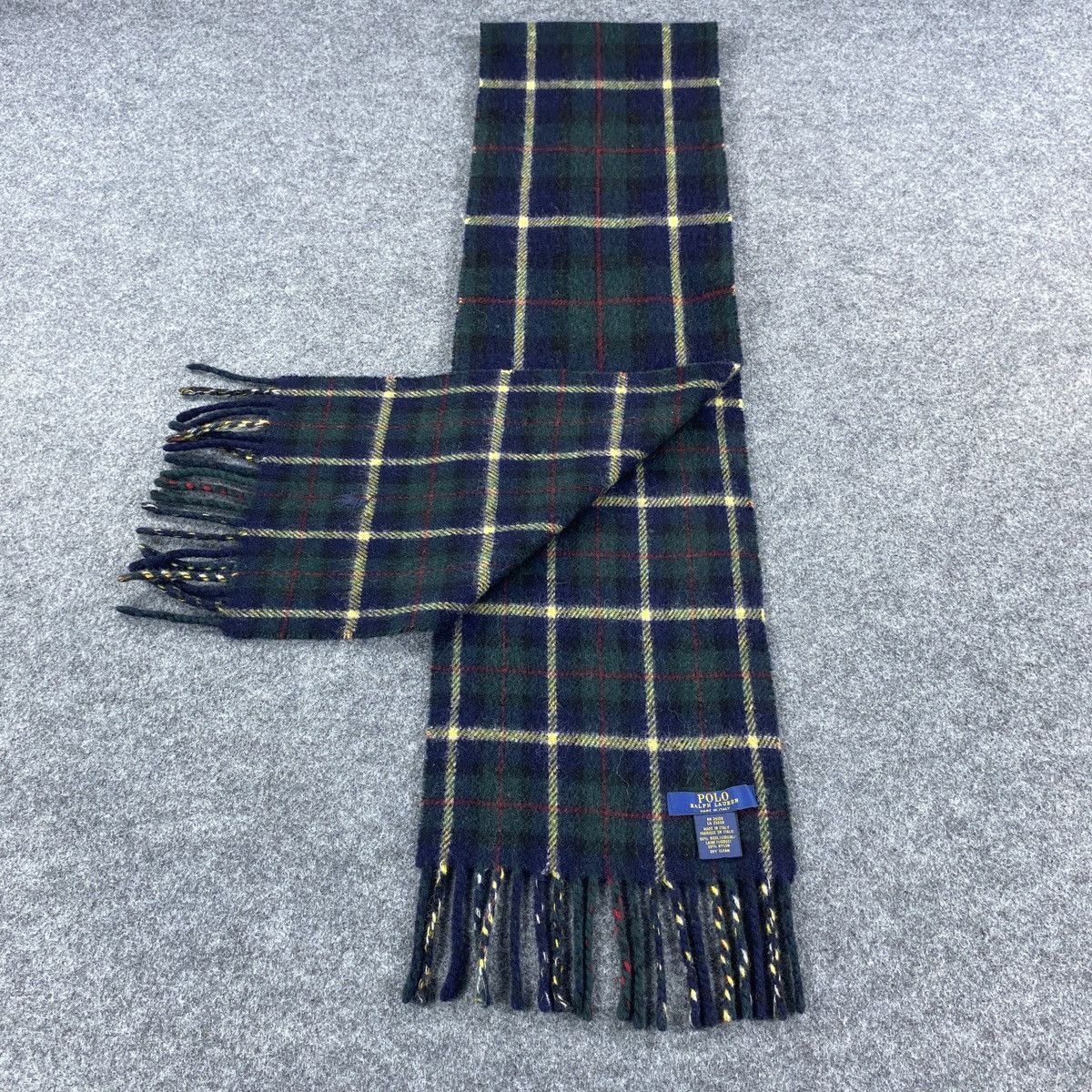 Polo Ralph Lauren × Vintage Polo Ralph Lauren Scarf # Muffler # Neckwear # D641 Size ONE SIZE - 6 Thumbnail