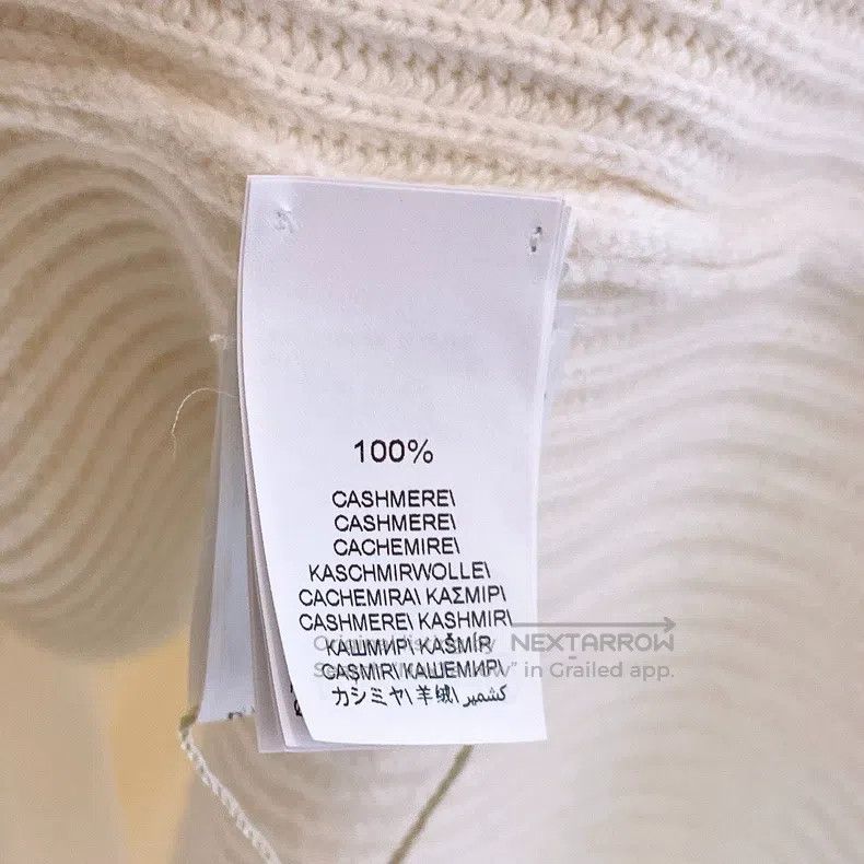 Other Brunello Cucinelli Beaded Flower Decorated White Cashmere Size XXS / US 00 / IT 34 - 8 Thumbnail