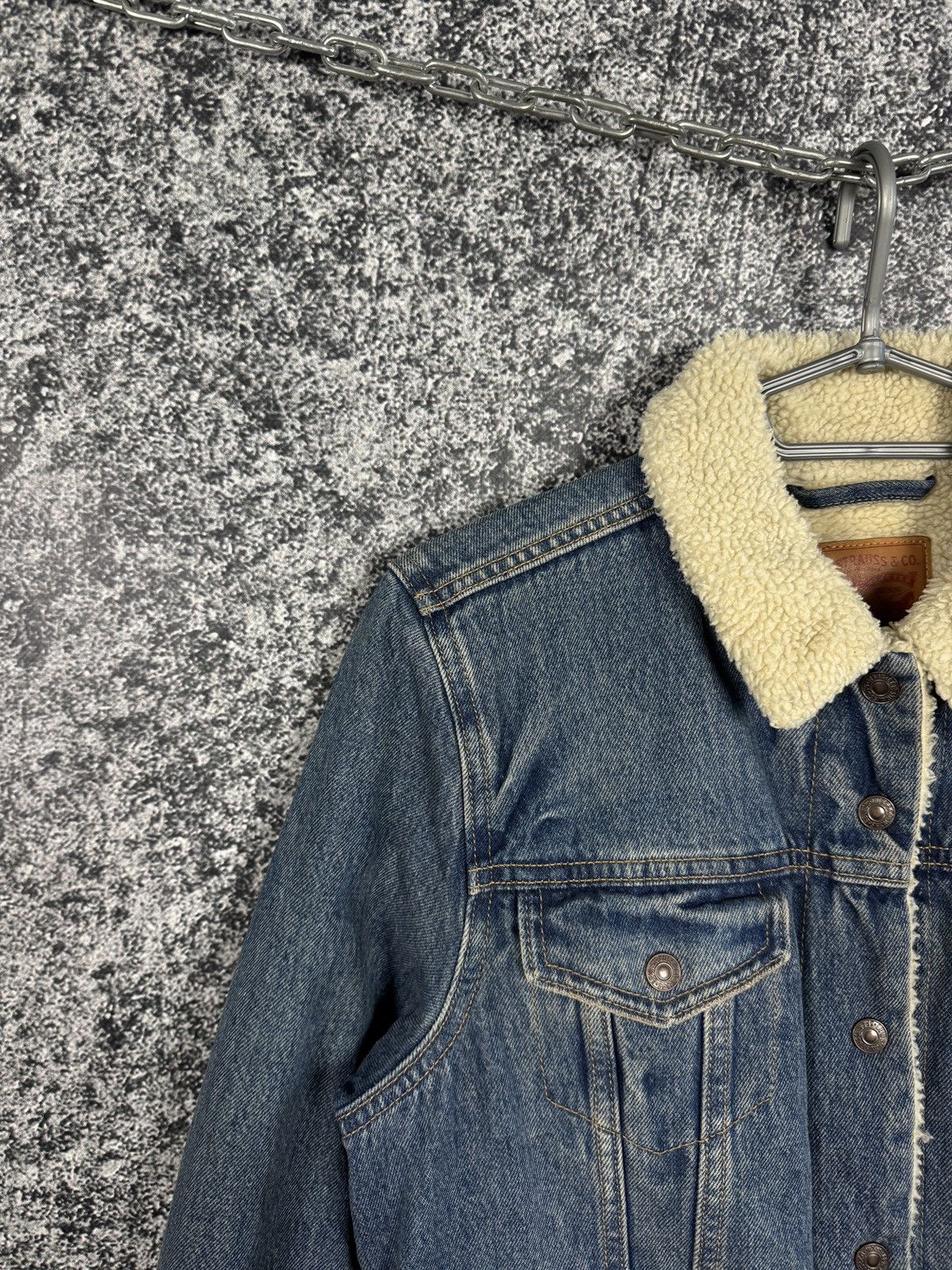 Levi's Women’s Levi’s Sherpa Trucker Denim Jacket Size L Size L / US 10 / IT 46 - 3 Thumbnail