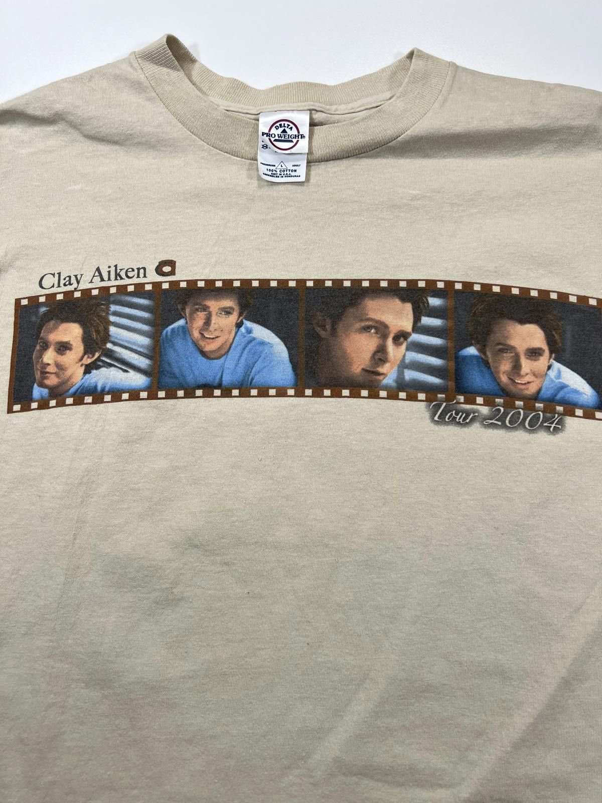 Other Clay Aiken 2004 Tour Vintage T-Shirt Size ONE SIZE - 2 Thumbnail