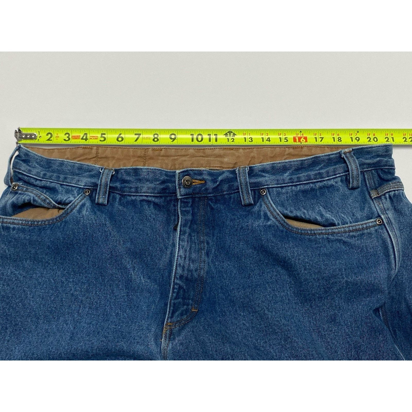 Duluth Trading Company Duluth Trading Flannel Lined Jeans Men's Size 44x30 Denim Size US 44 / EU 60 - 9 Thumbnail