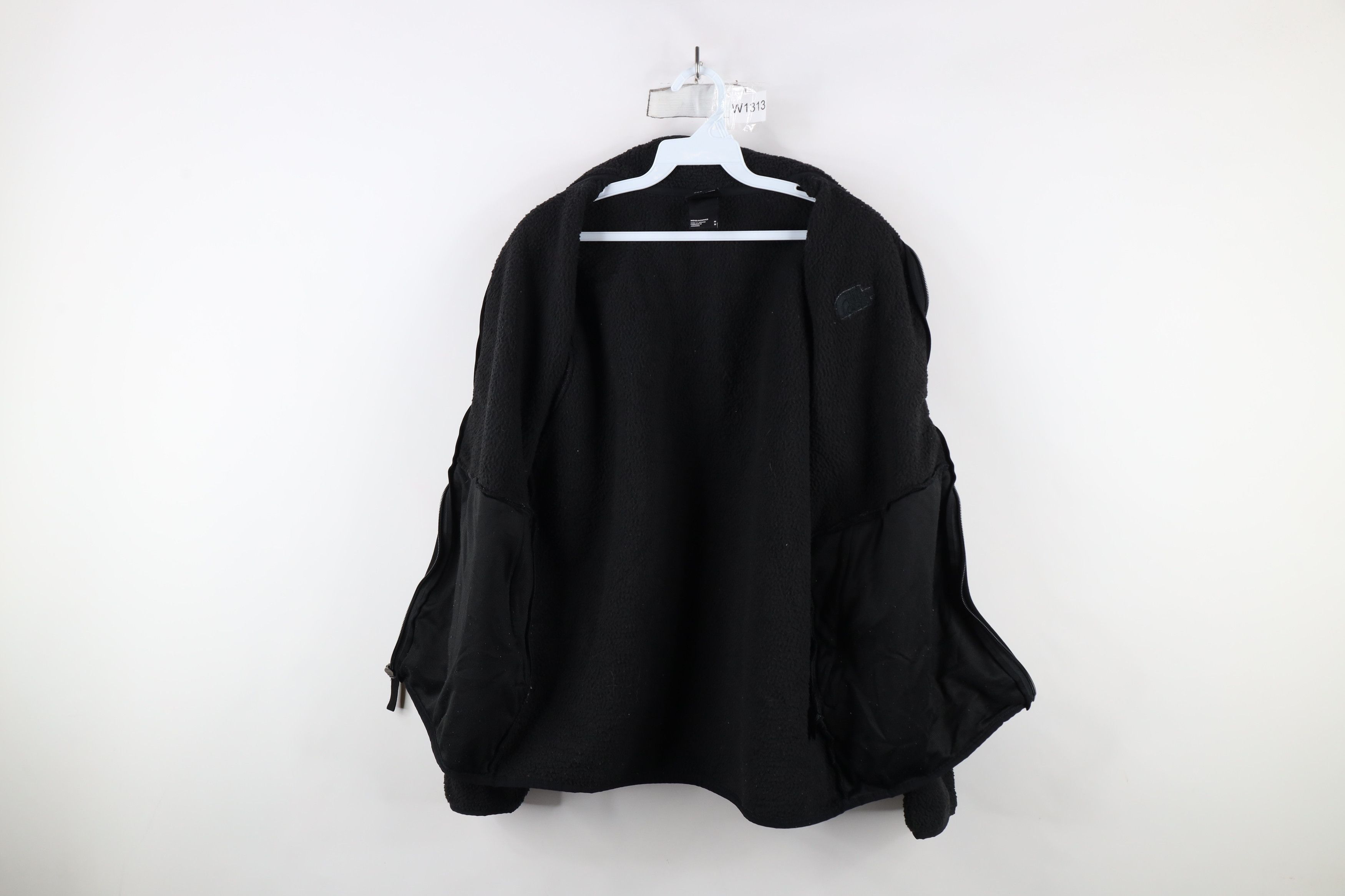 The North Face × Vintage The North Face Spell Out Deep Pile Fleece Full Zip Jacket Size US M / EU 48-50 / 2 - 8 Thumbnail