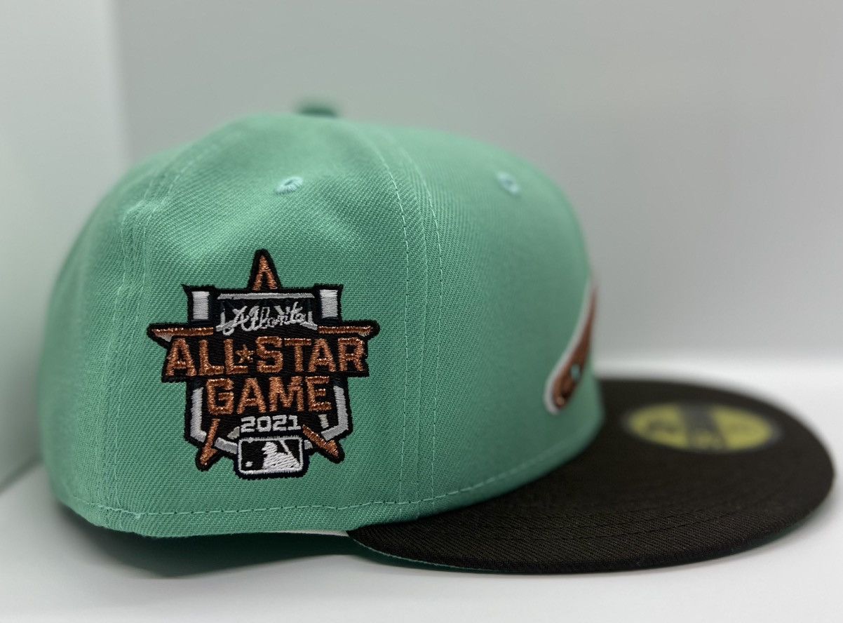 Hat Club × New Era Atlanta Braves Metallic BP Logo & Band ASG SP New Era 7 1/8 Size ONE SIZE - 7 Thumbnail