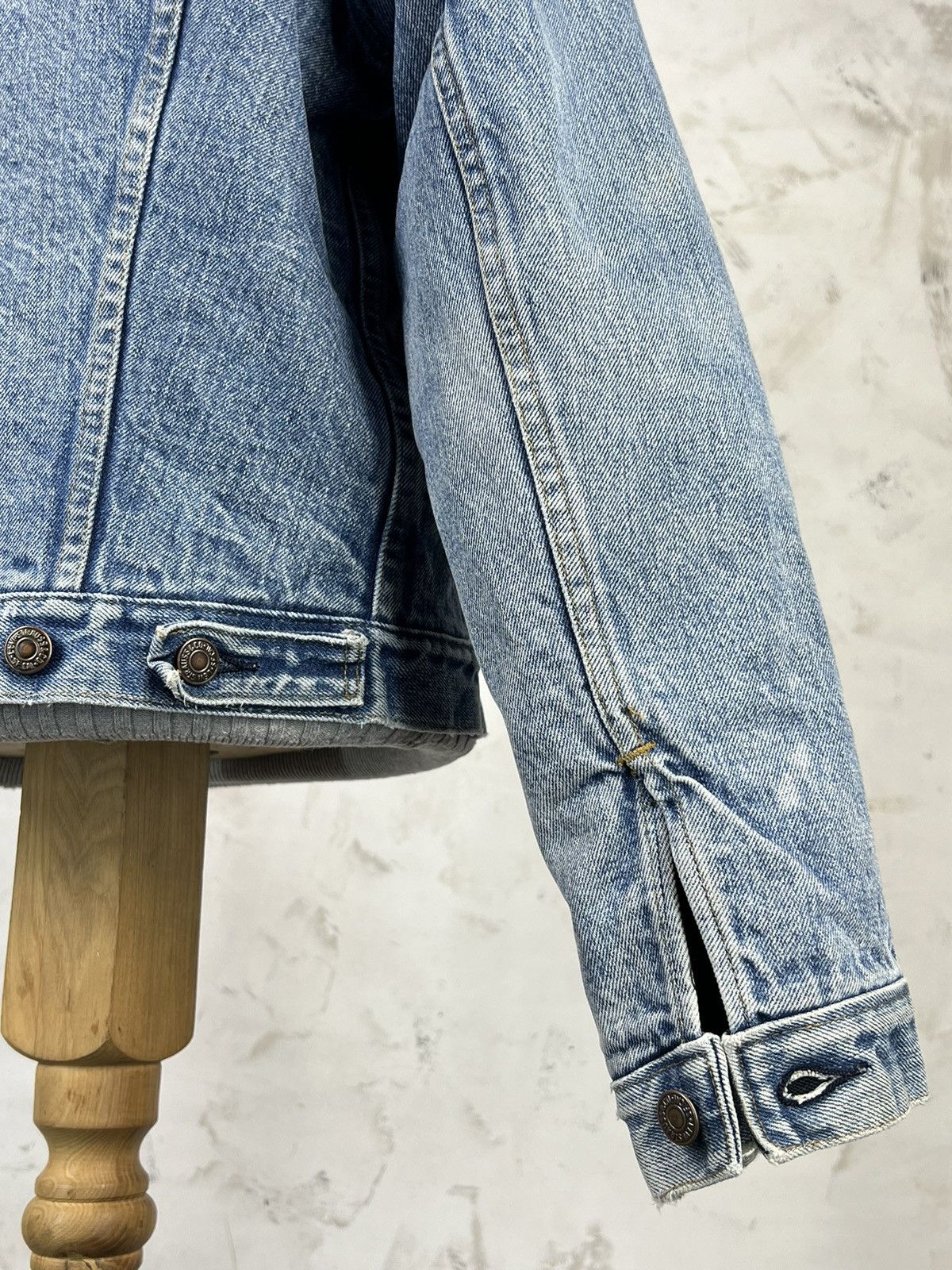 Levi's Vintage Levi’s Sherpa Denim Jacket Size S - M 38 Size S / US 4 / IT 40 - 6 Thumbnail