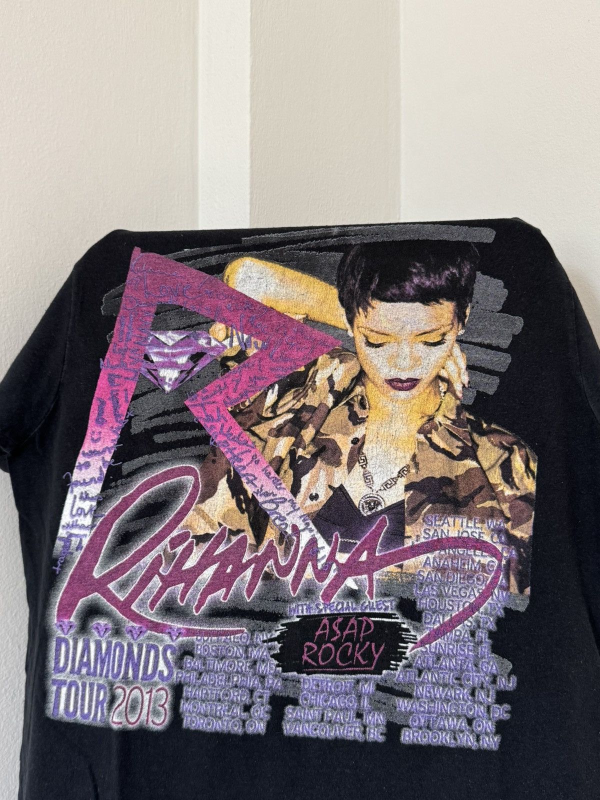 Band Tees × Vintage Rare Rihanna - Diamon tour 2013 Size US M / EU 48-50 / 2 - 2 Thumbnail