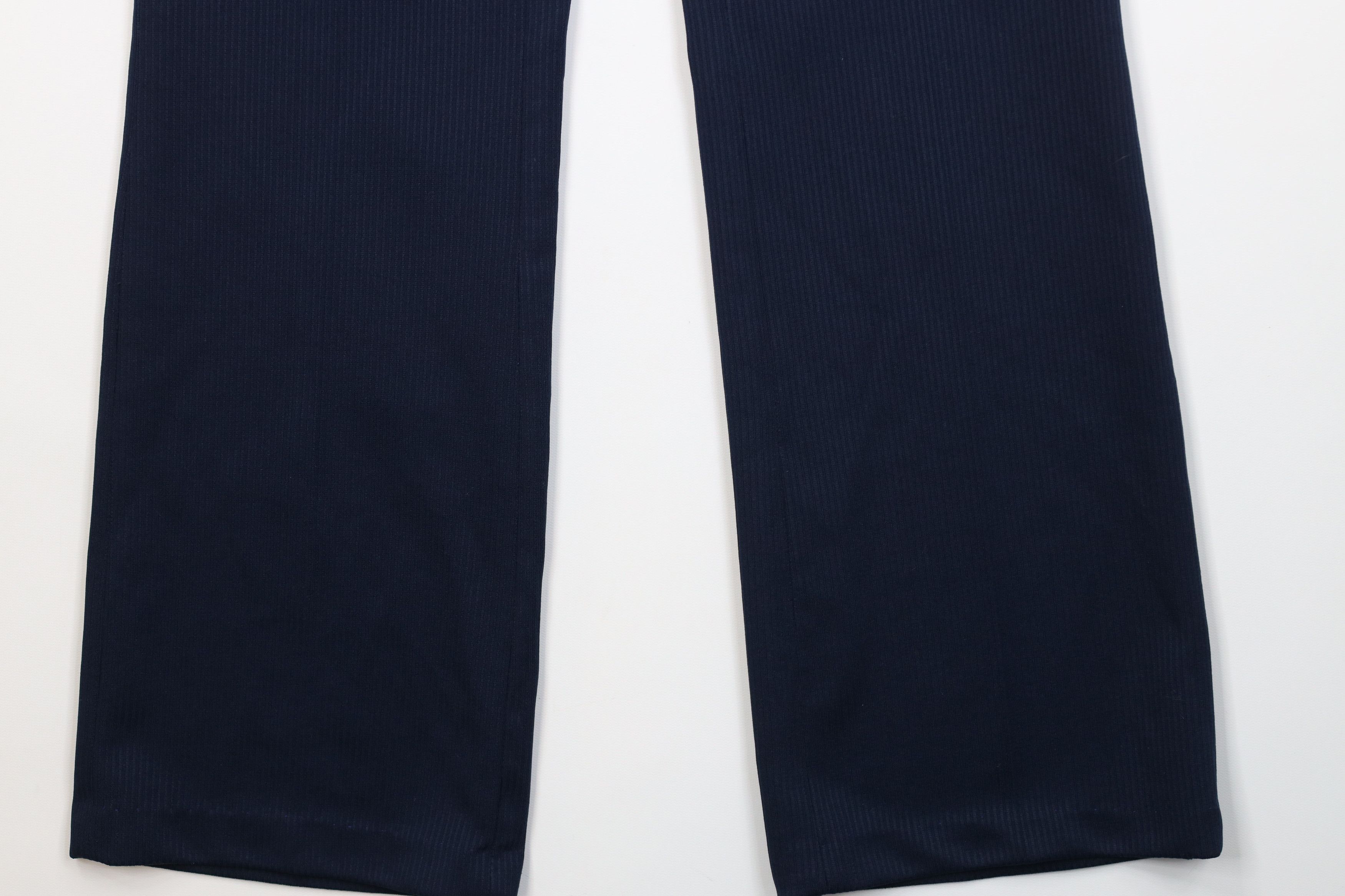 Wrangler Vintage 60s 70s Wrangler Knit Wide Leg Chino Pants Blue USA Size US 34 / EU 50 - 5 Thumbnail