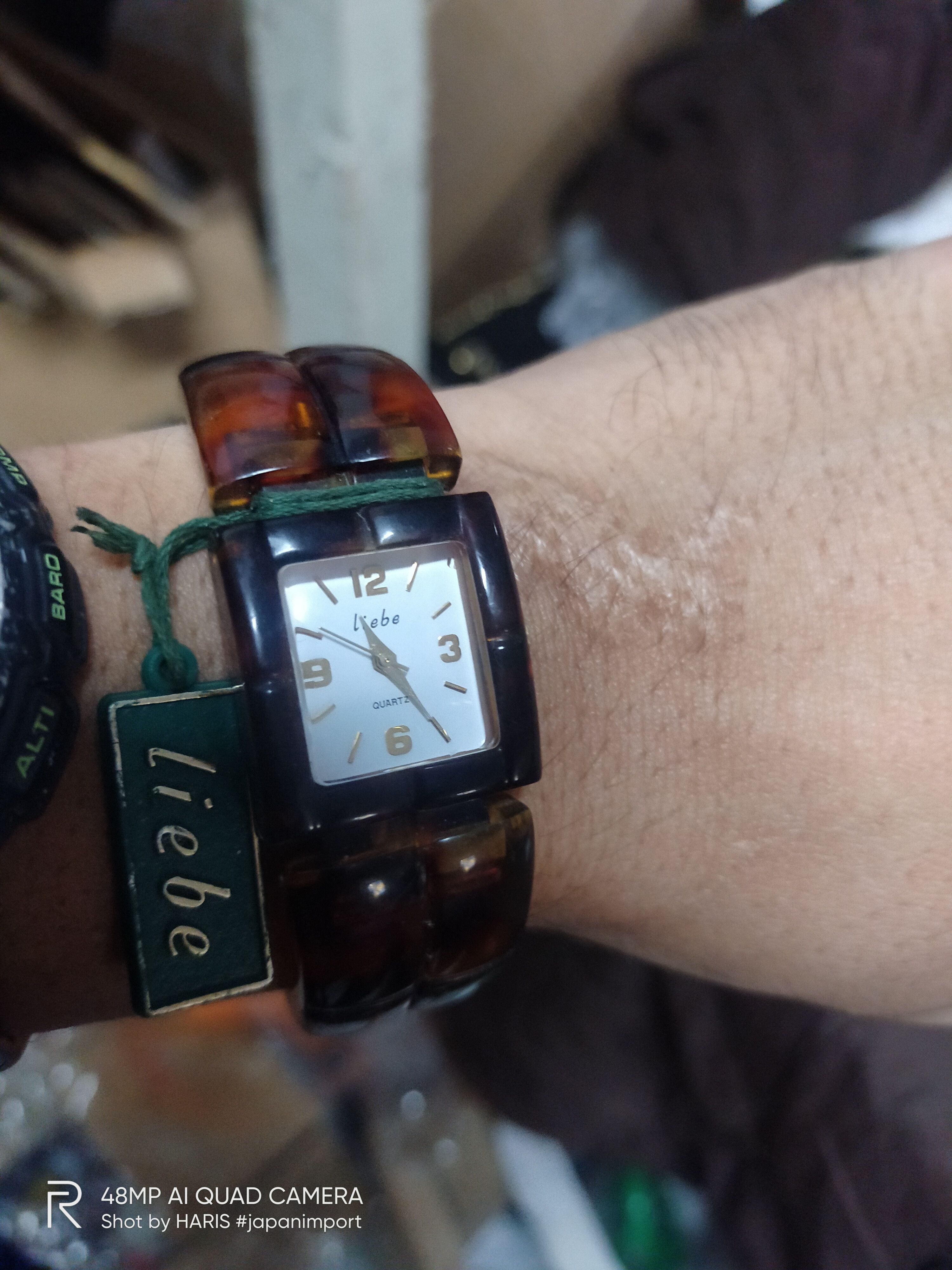 Japanese Brand Vintage LIEBE Ladies Watch Japan Movement Engine Size ONE SIZE - 3 Thumbnail