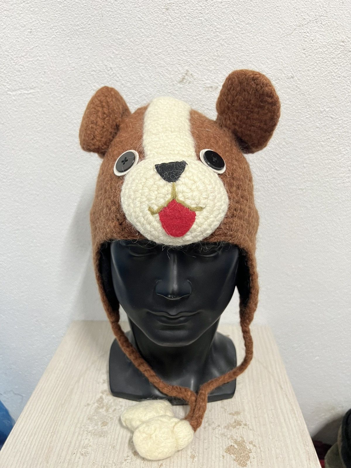 Handmade Vintage Costume Cartoon Handmade Beanie Hat Size ONE SIZE - 2 Thumbnail