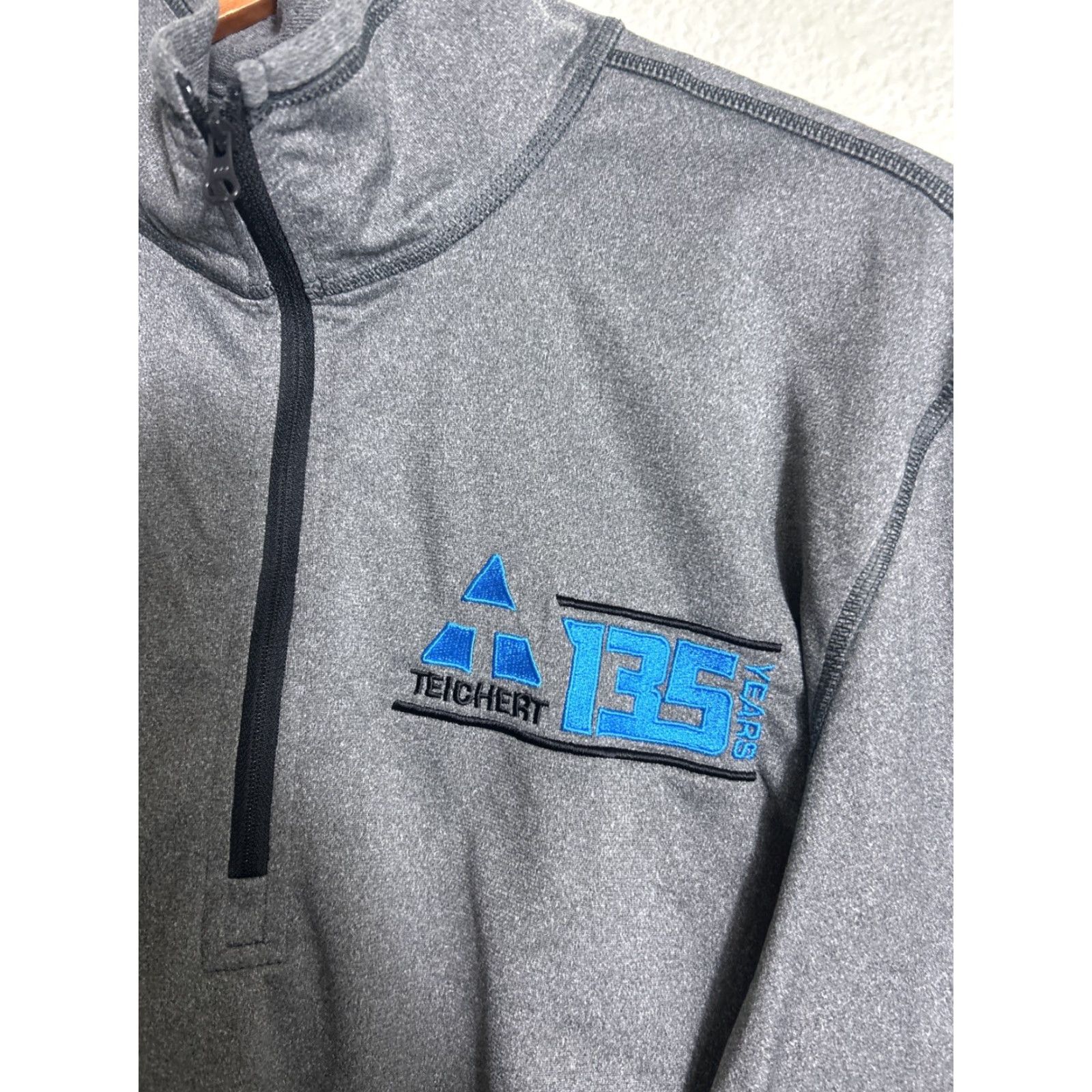 The North Face The North Face Tech 1/4 Zip Fleece Shirt Men's XL Gray Embroidered Logo Outdoor Classic Pullover Size US XL / EU 56 / 4 - 7 Thumbnail