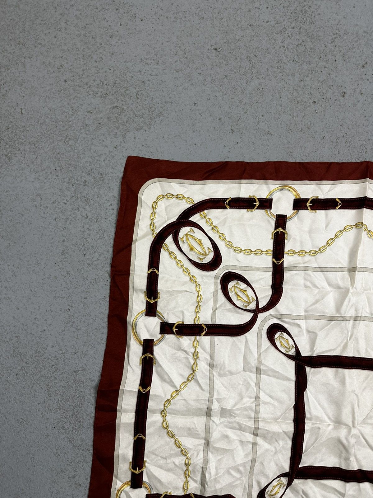 Cartier Must De Cartier Silk Scarf Size ONE SIZE - 16 Thumbnail