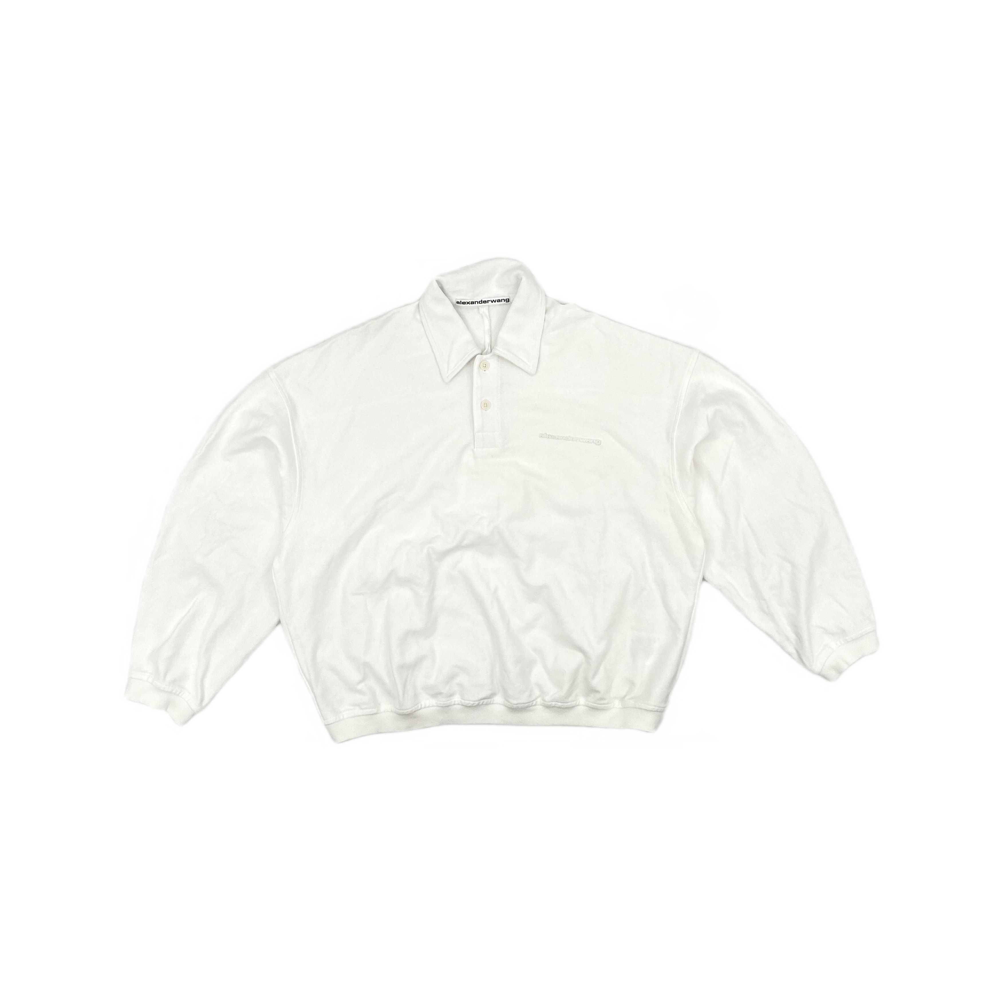 Alexander Wang Alexander Wang Logo Long Sleeve Polo Size S Size US S / EU 44-46 / 1 - 1 Thumbnail