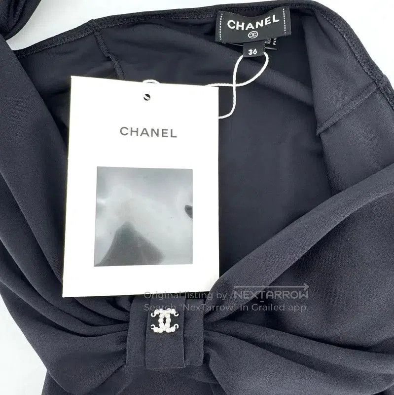 Chanel Chanel Black Wool T-Shirt for Women . Size S / US 4 / IT 40 - 5 Thumbnail