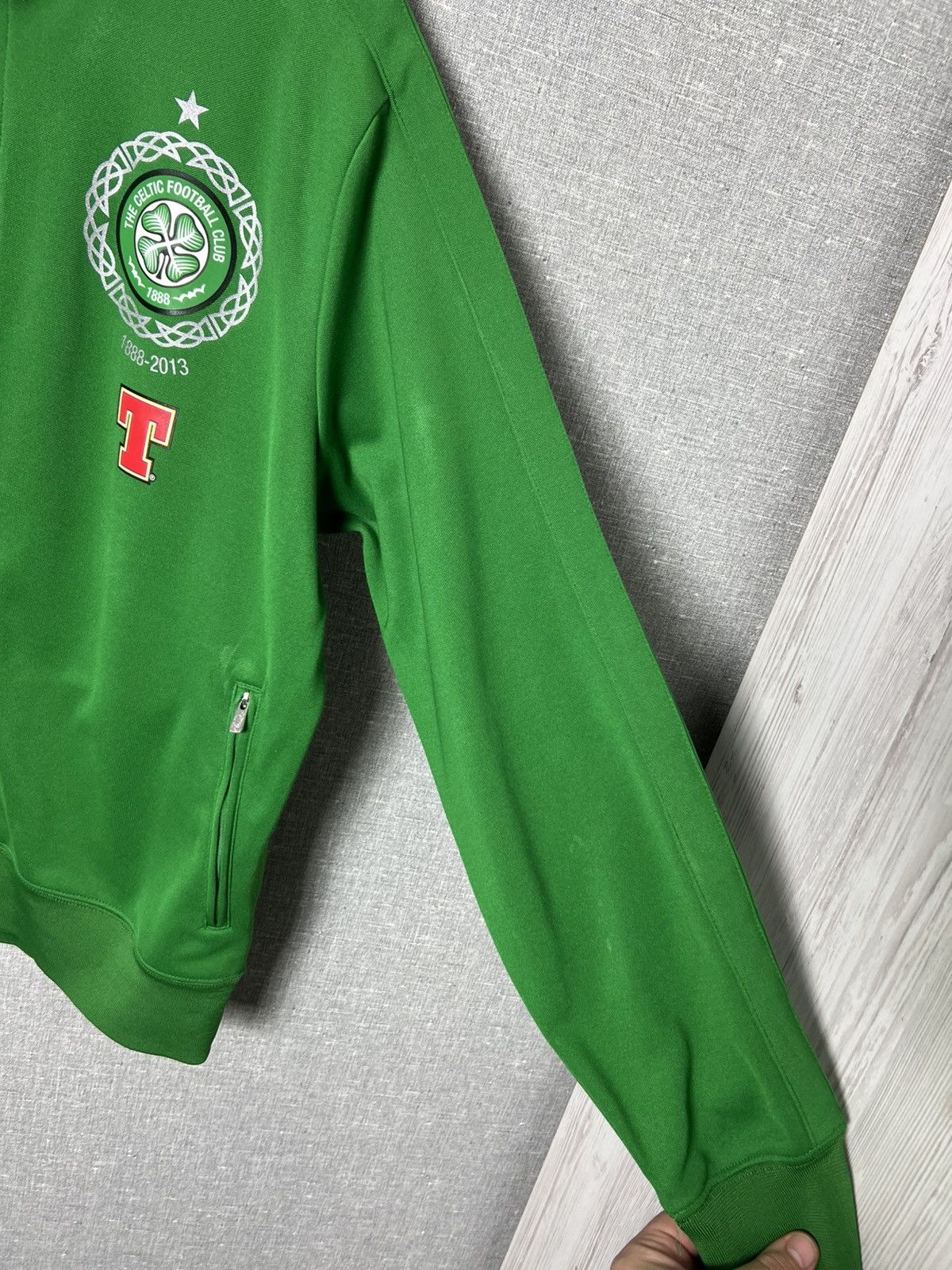 Nike Rare 2012/13 Nike Celtic Football Track Top Training Jacket Size US XL / EU 56 / 4 - 12 Thumbnail
