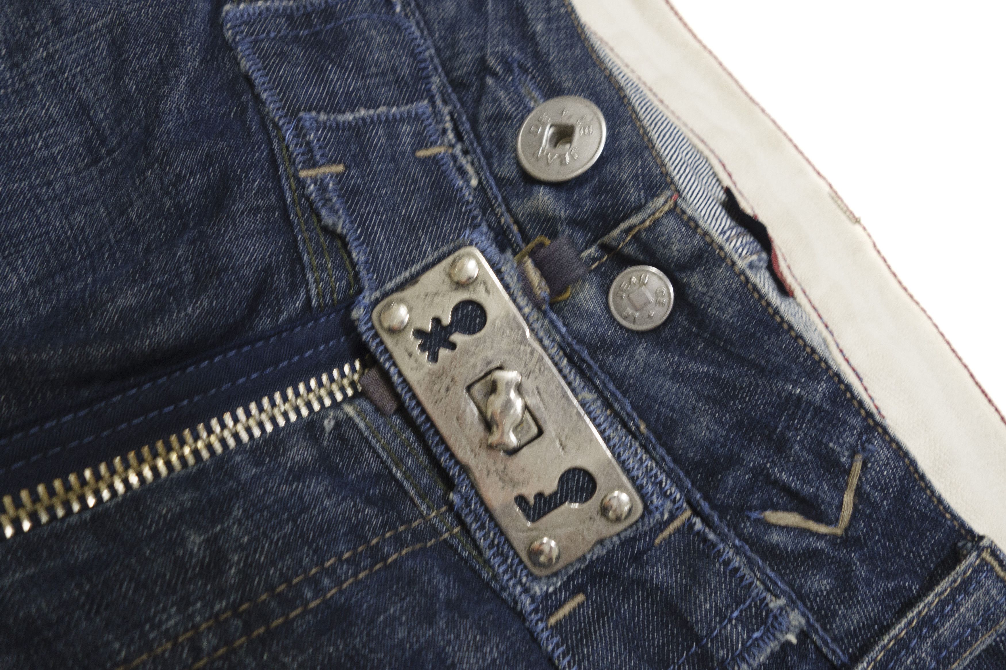 Marithe + Francois Girbaud 00S Y2K Locker Jeans Size US 34 / EU 50 - 4 Thumbnail