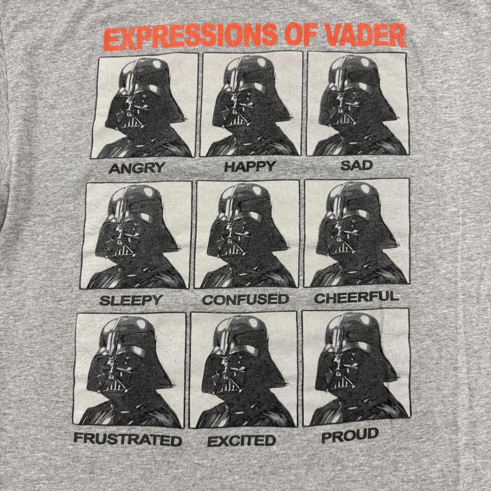 Star Wars Star Wars Expressions of Vader T-Shirt Gray - XL Size US XL / EU 56 / 4 - 2 Thumbnail