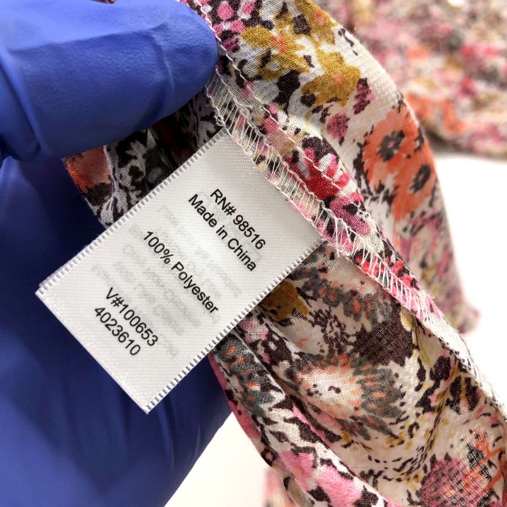 Coldwater Creek Coldwater Creek MED Button LS Lightweight Multicolor Floral Shirt All Over Print Ladies Shirt Button-Up Size M / US 6-8 / IT 42-44 - 6 Thumbnail