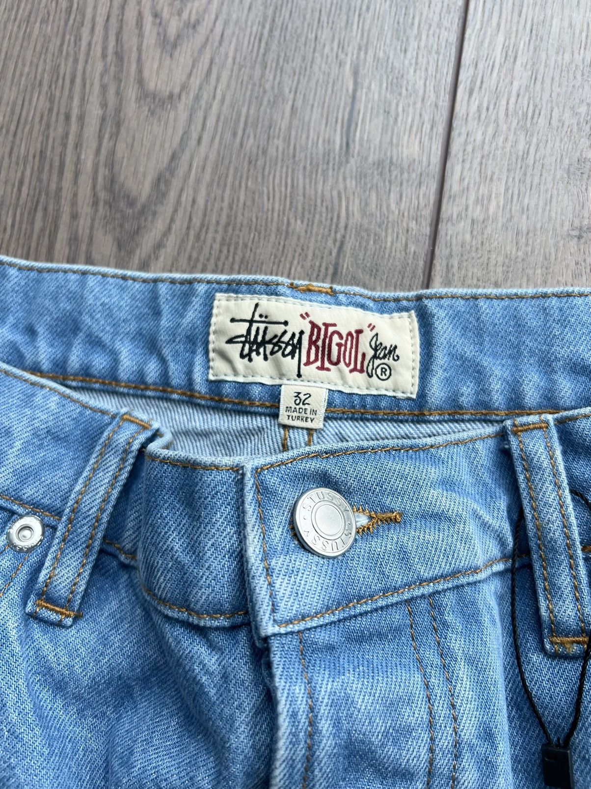Stussy *UNRELEASED SAMPLE* Stussy 80 Denim Big Ol Jean Size US 32 / EU 48 - 3 Thumbnail