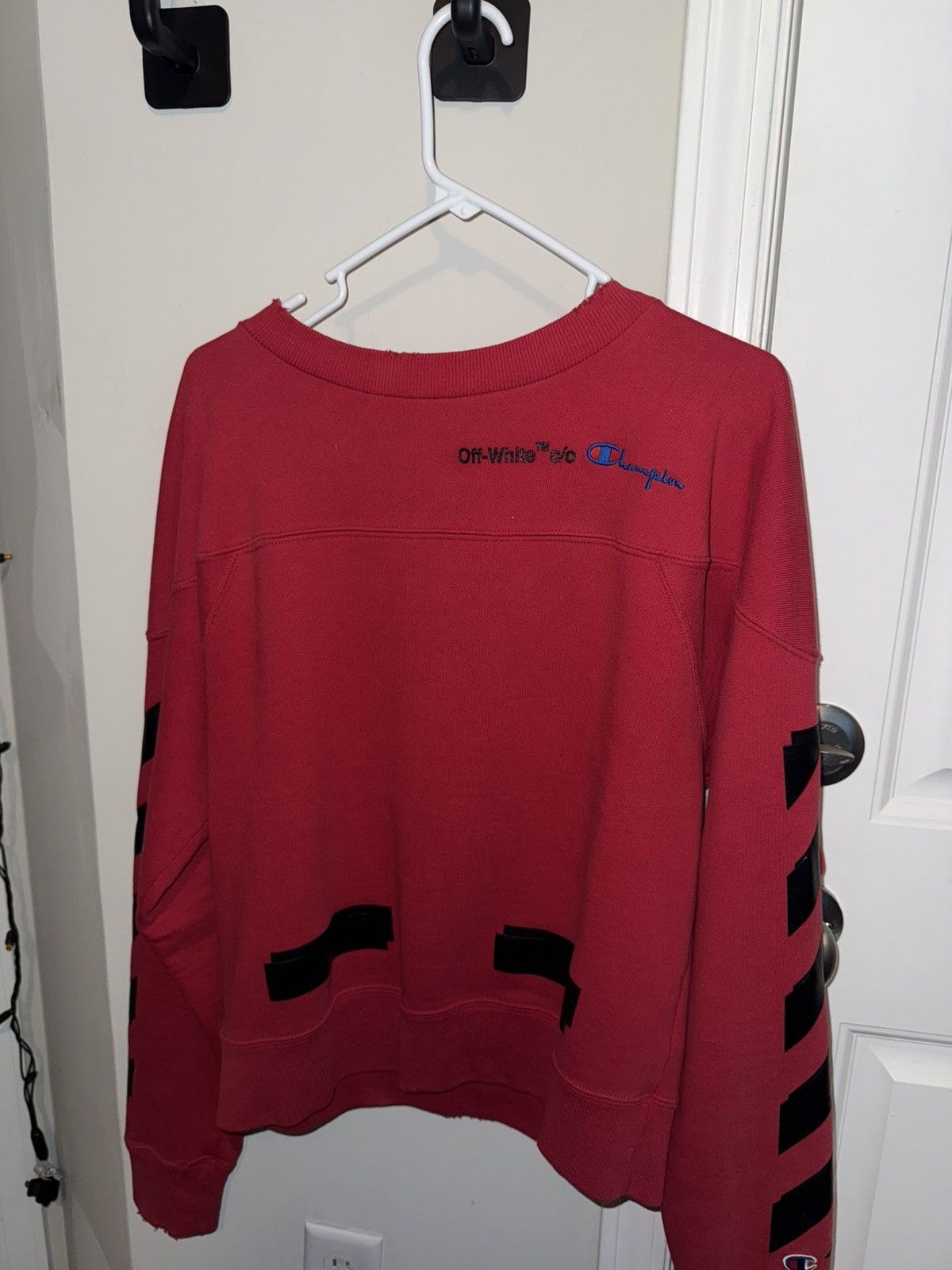 Champion × Off-White Off-White x Champion Crew Neck Size US S / EU 44-46 / 1 - 1 Thumbnail