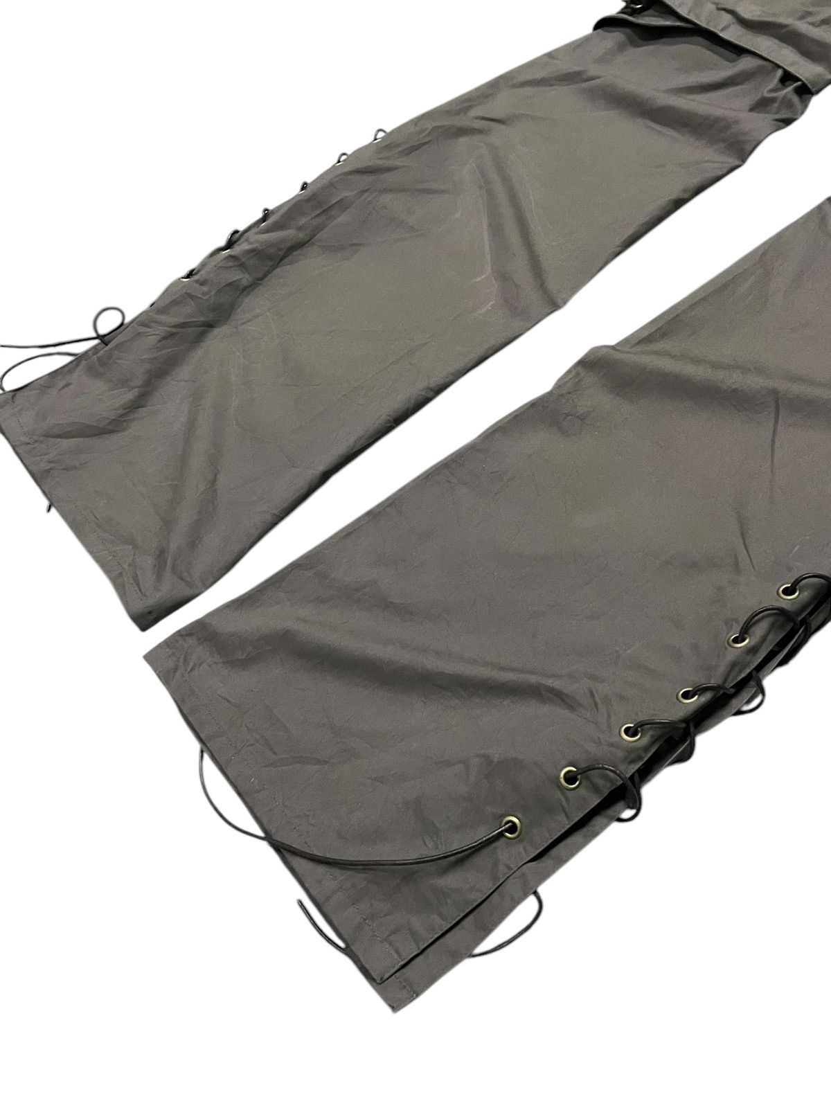 If Six Was Nine × Tornado Mart × semanticdesign NWT Semantic Design Laces Up Detachable Flare Pants Size US 32 / EU 48 - 17 Thumbnail