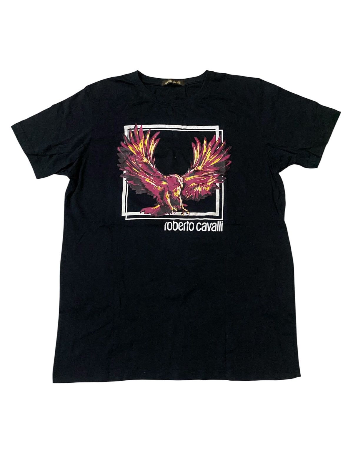Roberto Cavalli Roberto Cavalli Phoenix Graphic T Shirt Size US L / EU 52-54 / 3 - 1 Thumbnail