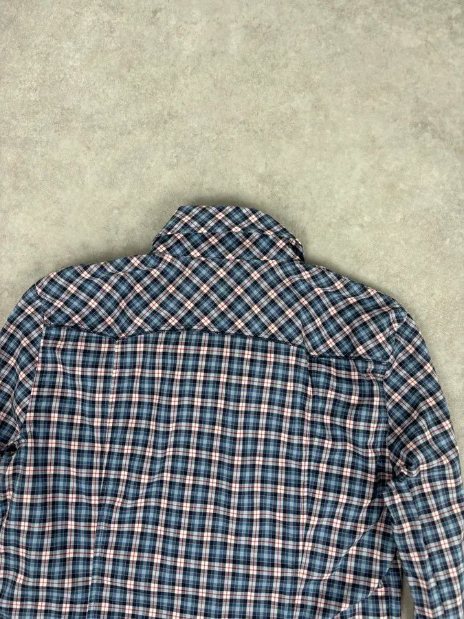 Dolce & Gabbana AW2011 Dolce & Gabbana Blue Plaid Cotton Western Shirt Size US S / EU 44-46 / 1 - 6 Thumbnail