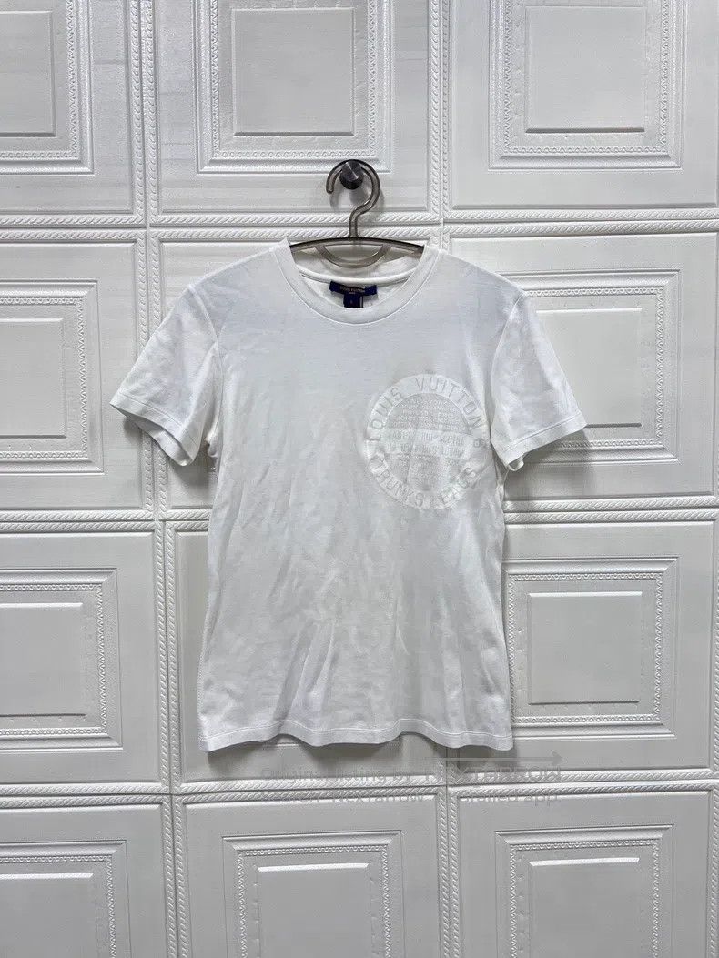 Louis Vuitton Louis Vuitton logo Circular printed short sleeve Size US S / EU 44-46 / 1 - 1 Thumbnail