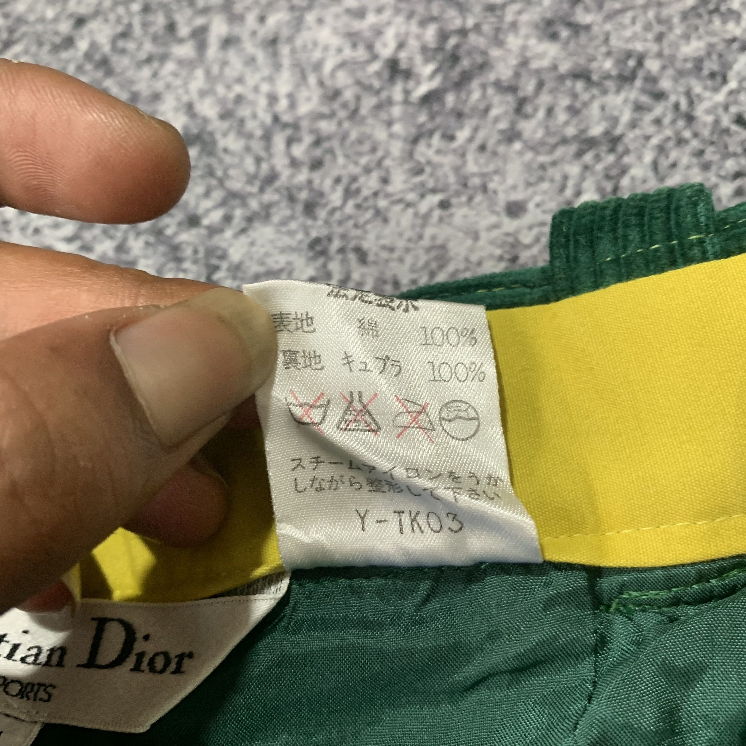 Dior 90s Christian Dior Sport Corduroy Short Panta Size US 27 - 8 Thumbnail