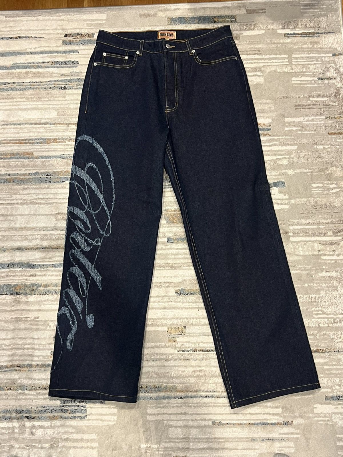 Corteiz Corteiz script logo Dark Indigo denim Size US 34 / EU 50 - 1 Thumbnail