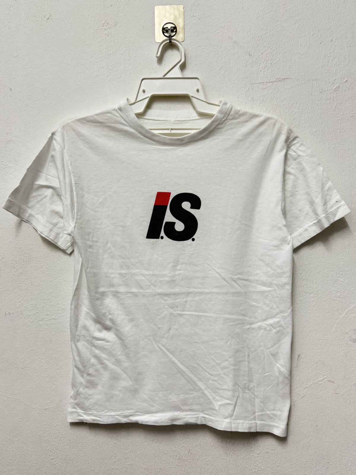 イッセイミヤケ ISSEY MIYAKE I.S. ツモリチサト80S IBO1 Issey Miyake × Tsumori Chisato 80s I.S. Issey Sport Logo T-Shirt
