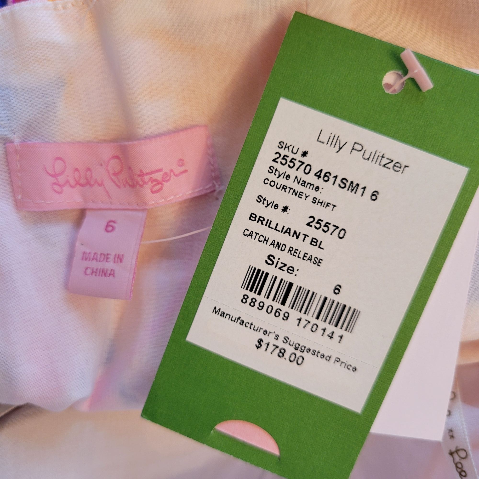 Lilly Pulitzer Lilly Pulitzer Dress Back Bow Sleeveless 6 COURTNEY Shift Br Size M / US 6-8 / IT 42-44 - 2 Thumbnail