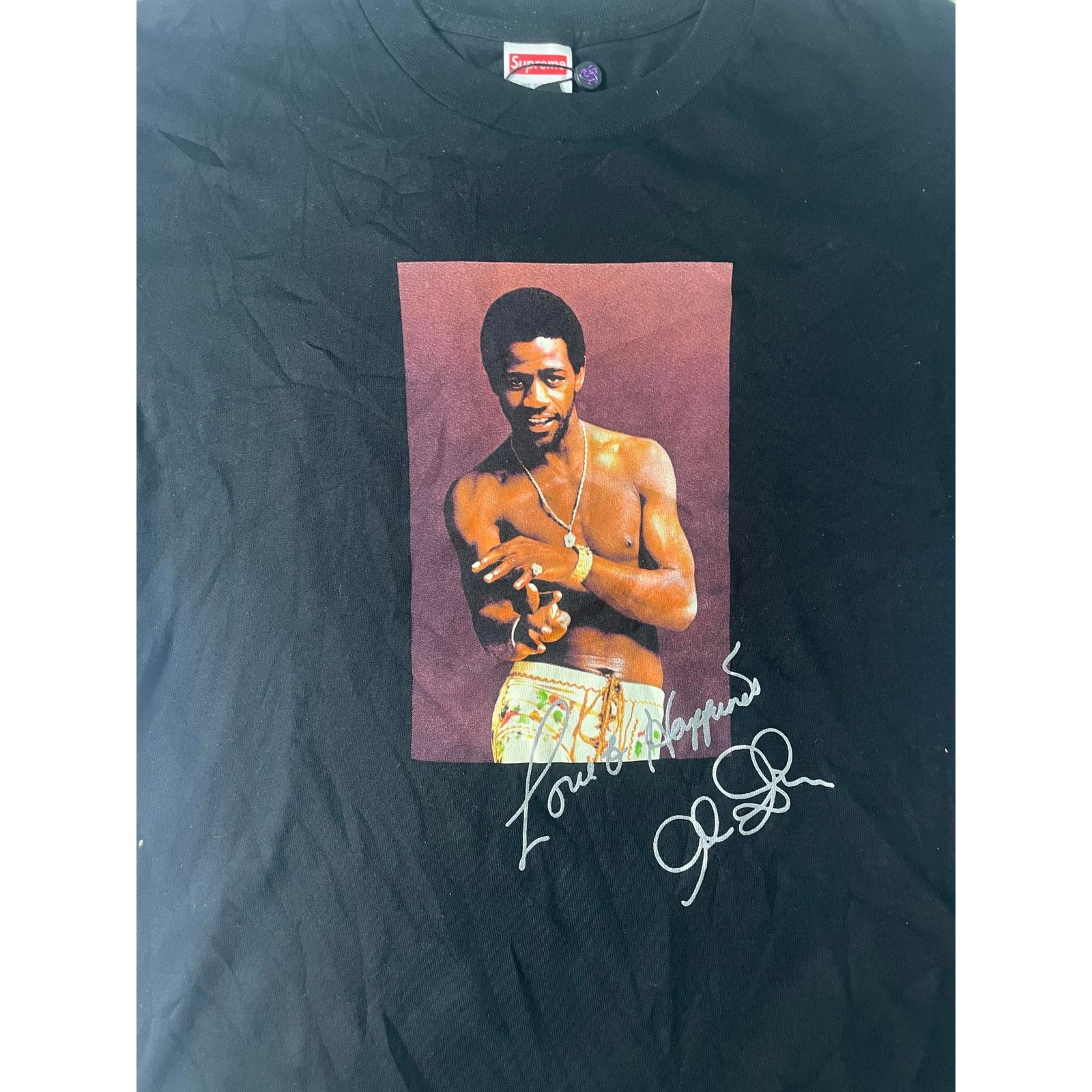 Supreme Supreme 'Al Green' Black Tee Size US M / EU 48-50 / 2 - 4 Thumbnail
