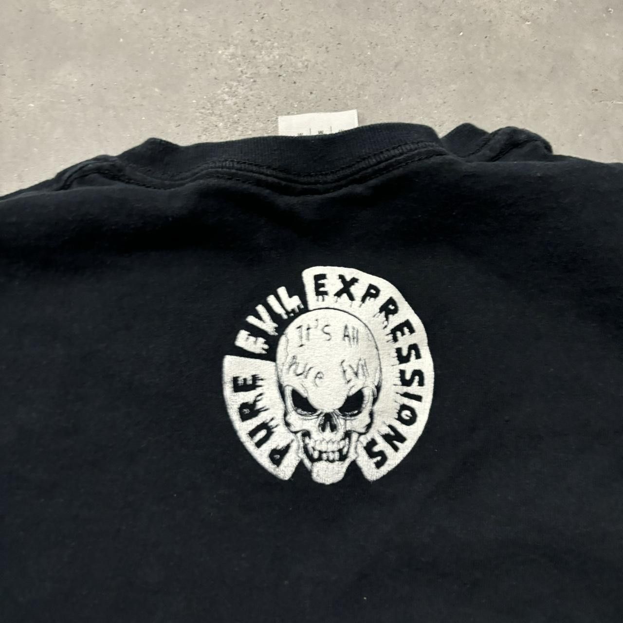 Japanese Brand × Vintage Crazy Vintage Y2K/2000s Funny Quote Horror Halloween Tee! Size US M / EU 48-50 / 2 - 5 Thumbnail