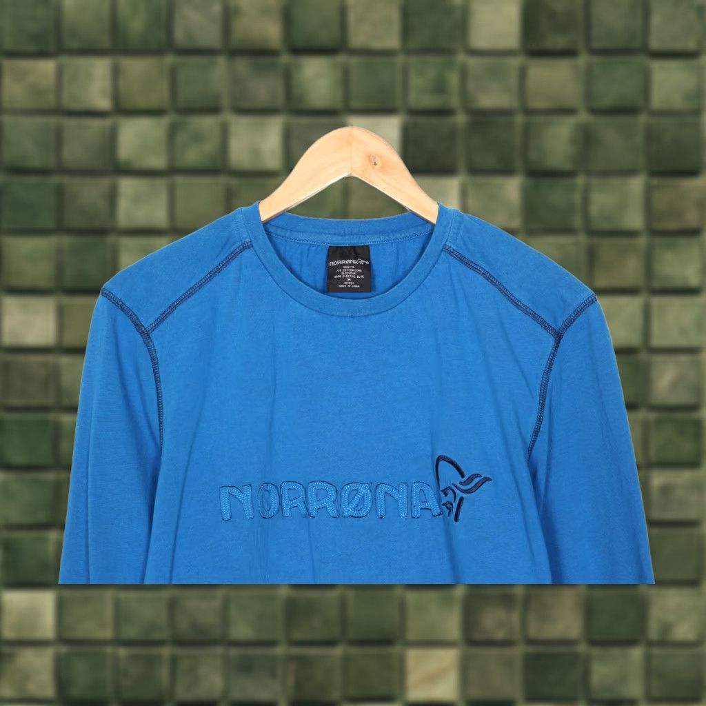 Vintage NORRONA /29 Cotton Long Sleeve T-Shirt Men M VR1900 Blue Crew Neck Size M Mens Shirt Size US M / EU 48-50 / 2 - 1 Thumbnail