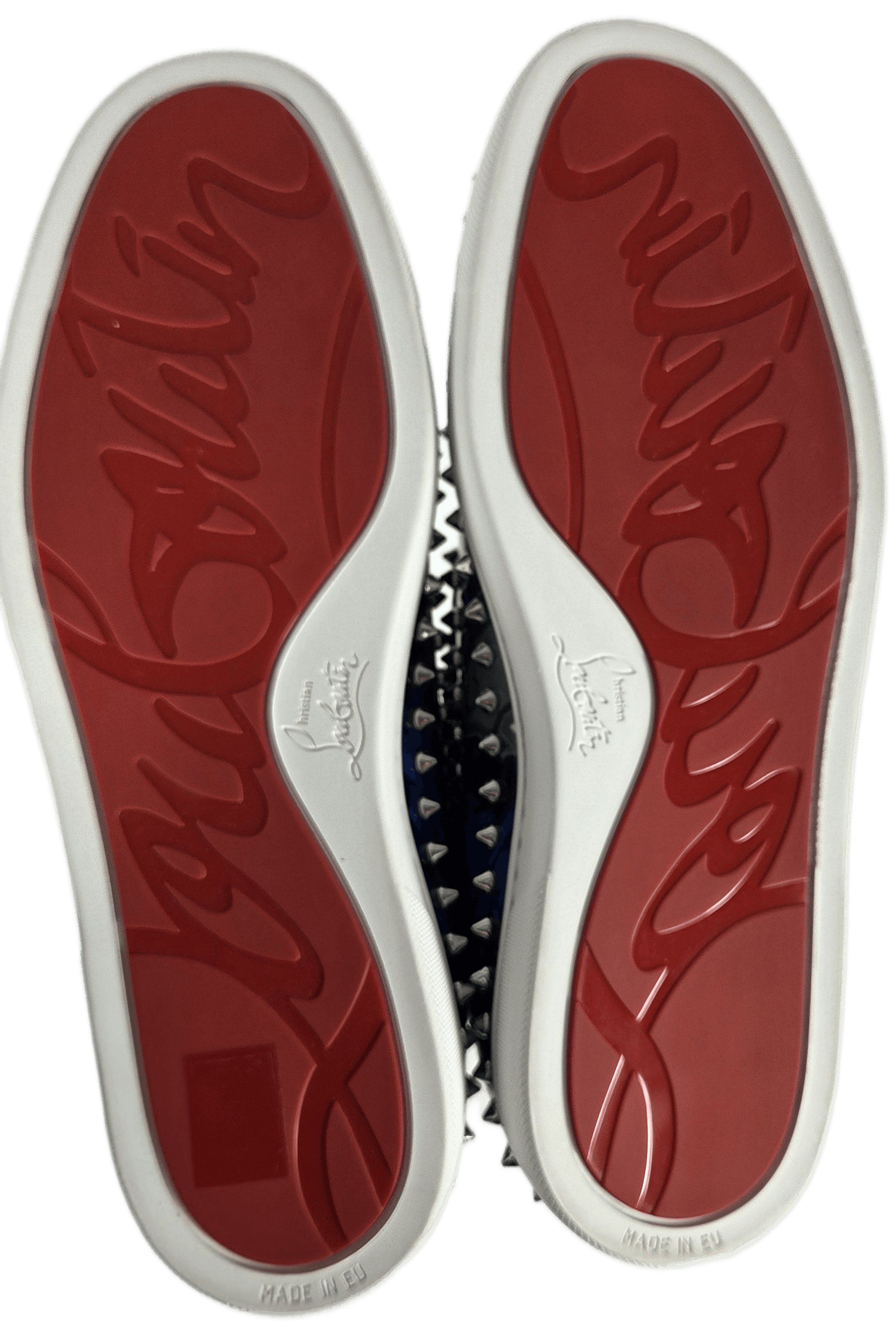 Christian Louboutin Pik Boat Spike Flat Pat Metrograf Slip-on Sneakers Size US 10 / EU 43 - 6 Thumbnail