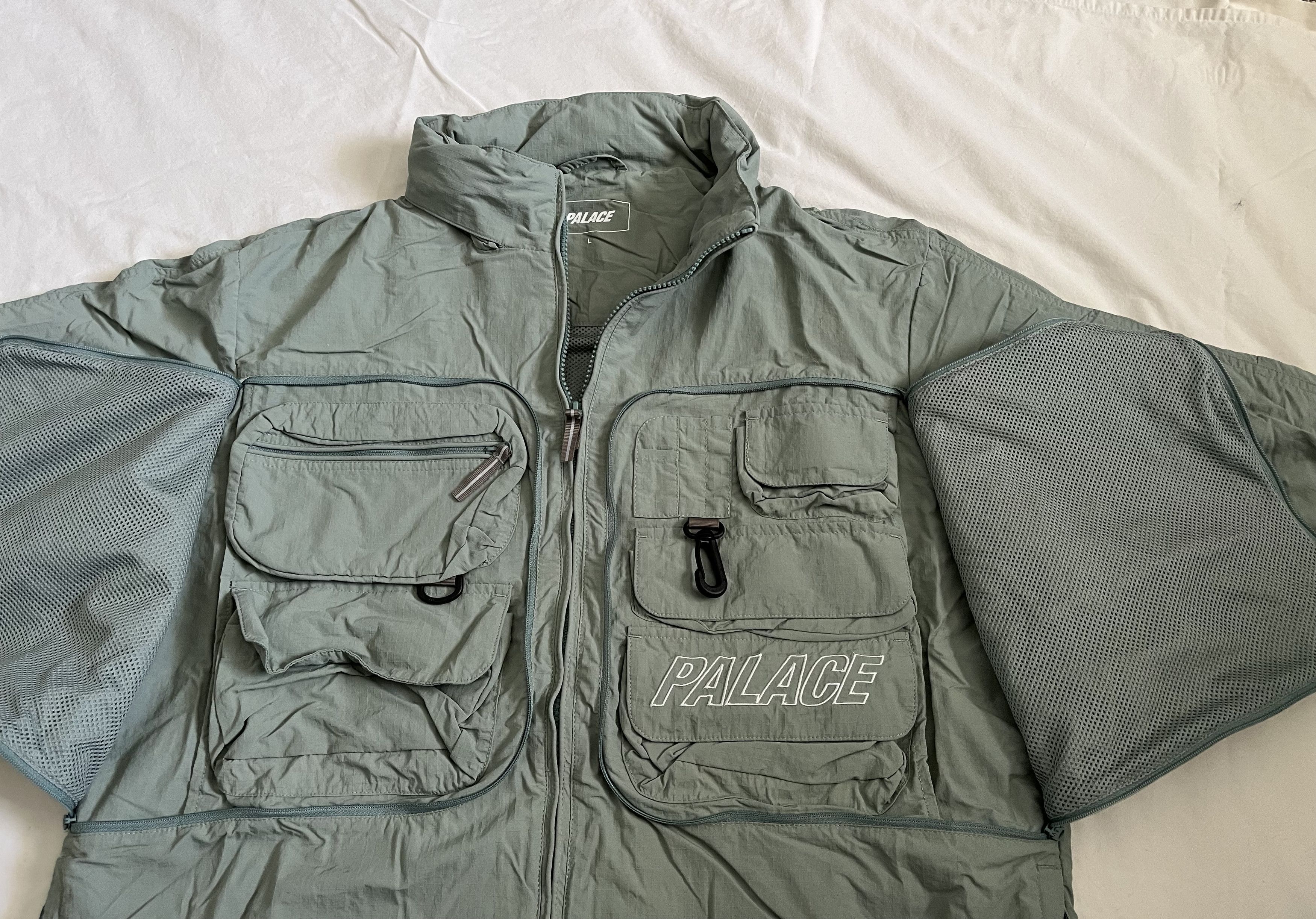 Palace Palace Travel Jacket Slate Grey Size US L / EU 52-54 / 3 - 7 Thumbnail