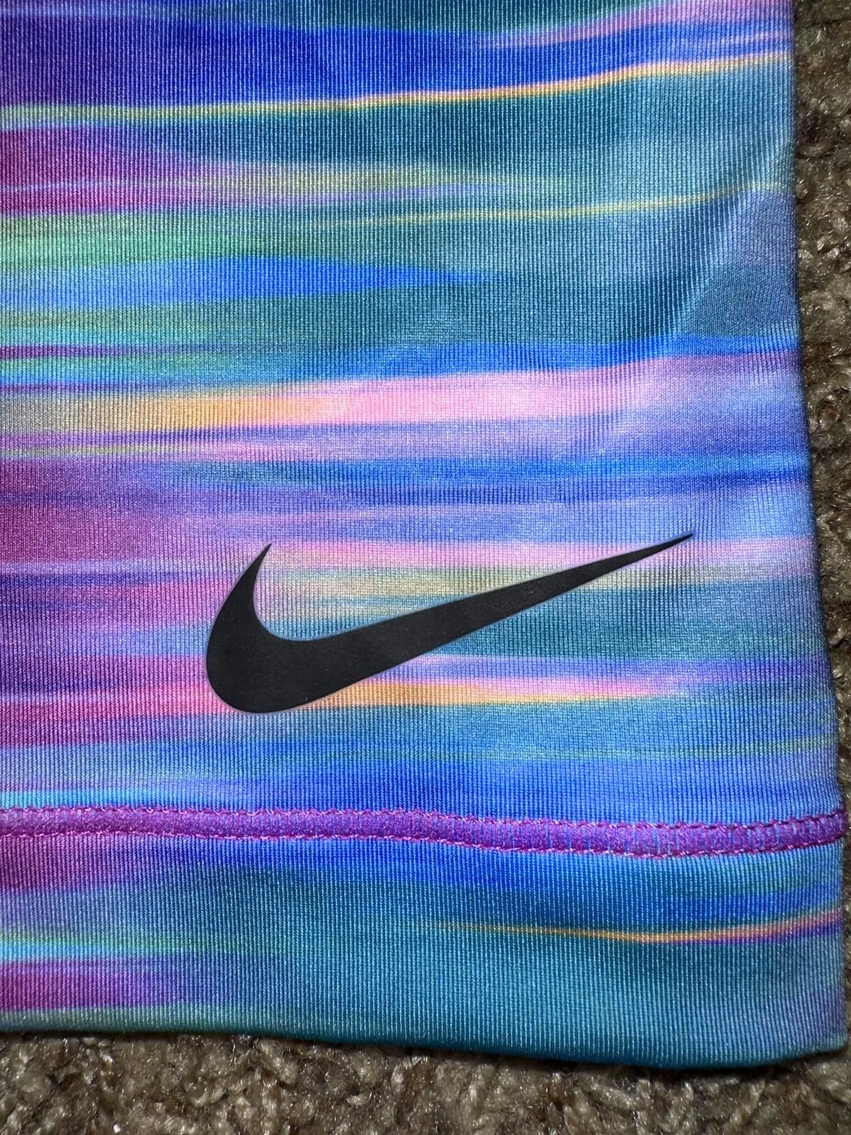 Nike Nike Pro Womens Rainbow Swift Training Dri Fit Shorts Size 28" / US 6 / IT 42 - 3 Thumbnail