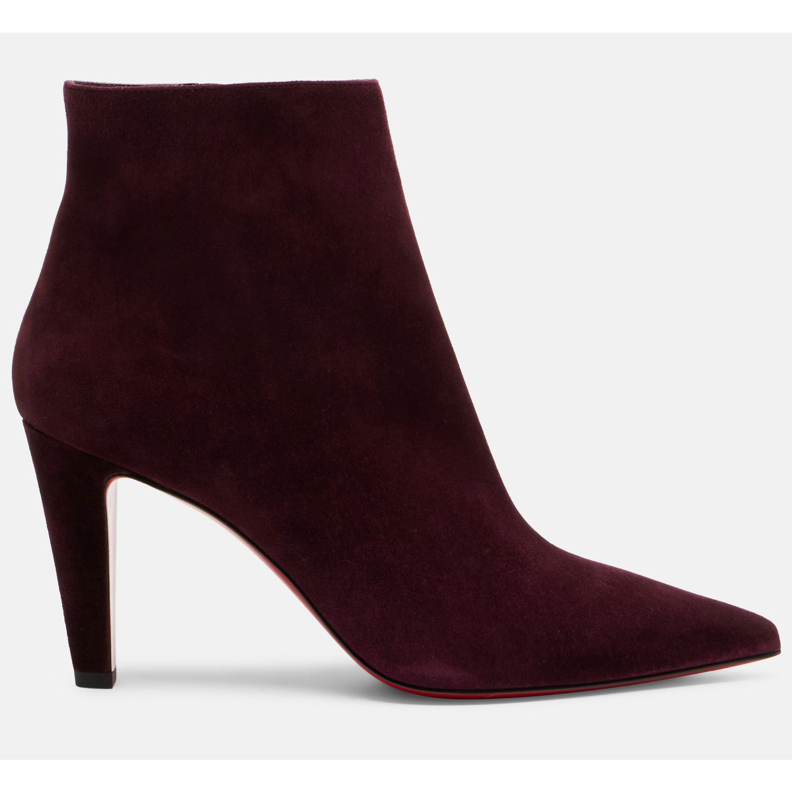 Christian Louboutin Christian Louboutin Vibella Booty 85 Burgundy Red Bootie 41 Size US 11 / IT 41 - 3 Thumbnail