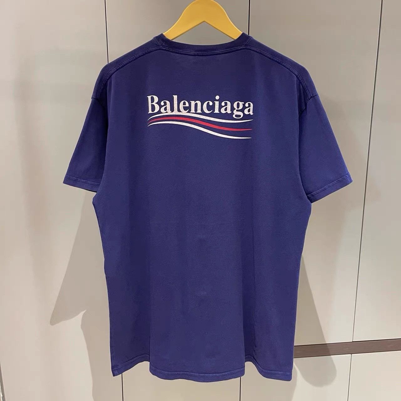 Balenciaga Balenciaga Purple Coke Logo Short Sleeve T-shirt K28 Size US XXS / EU 40 - 2 Thumbnail