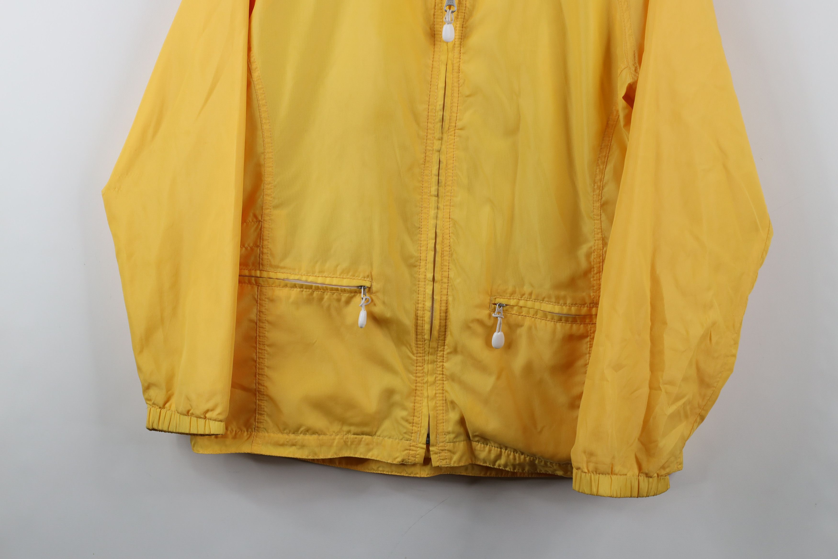 Eddie Bauer × Vintage Vintage Eddie Bauer Full Zip Windbreaker Jacket Yellow Size M / US 6-8 / IT 42-44 - 3 Thumbnail