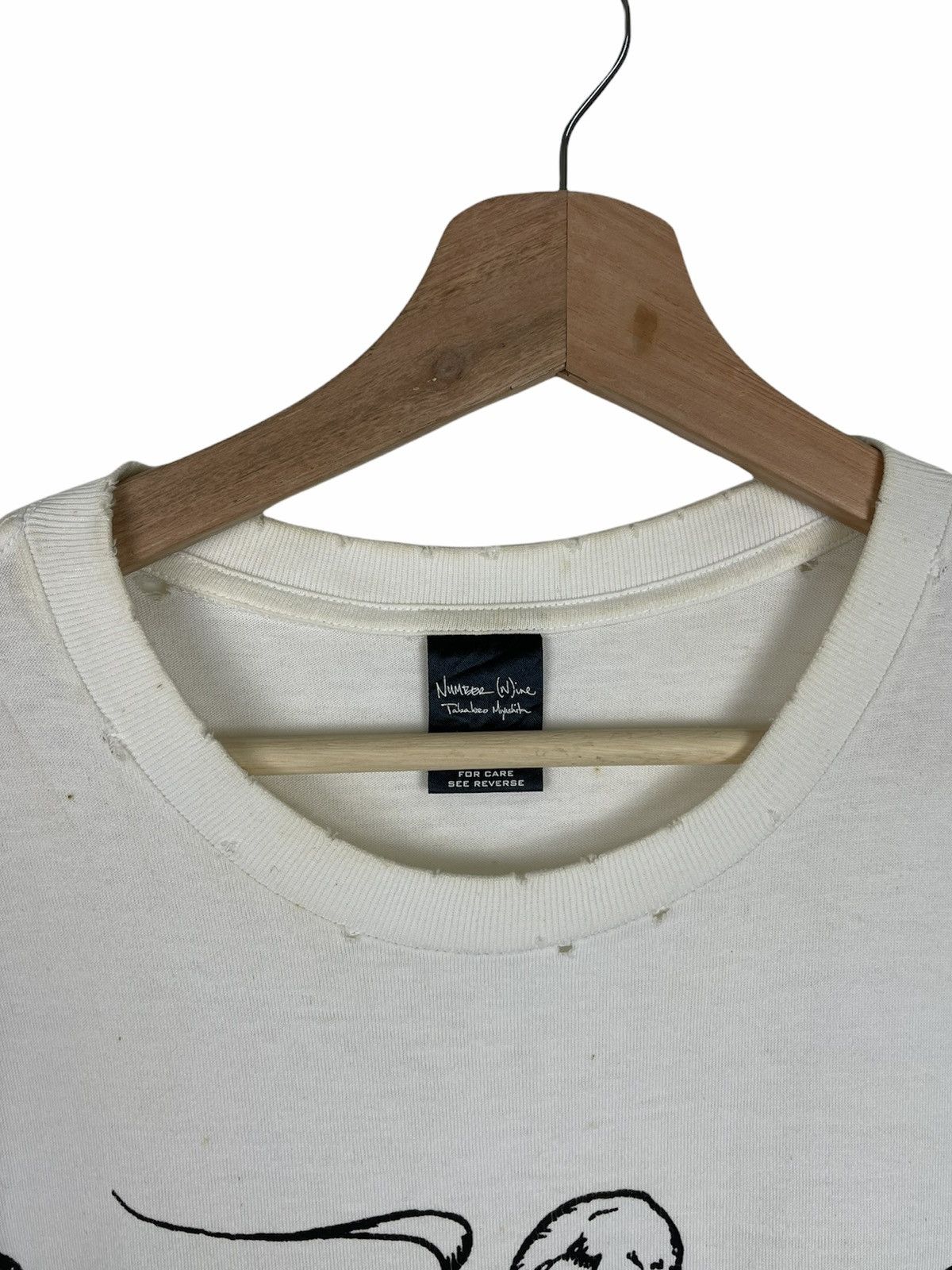 Band Tees × Number (N)ine × Takahiromiyashita The Soloist. Number (N)ine World Tour 2005 Archive Takahiro Distressed Size US M / EU 48-50 / 2 - 3 Thumbnail