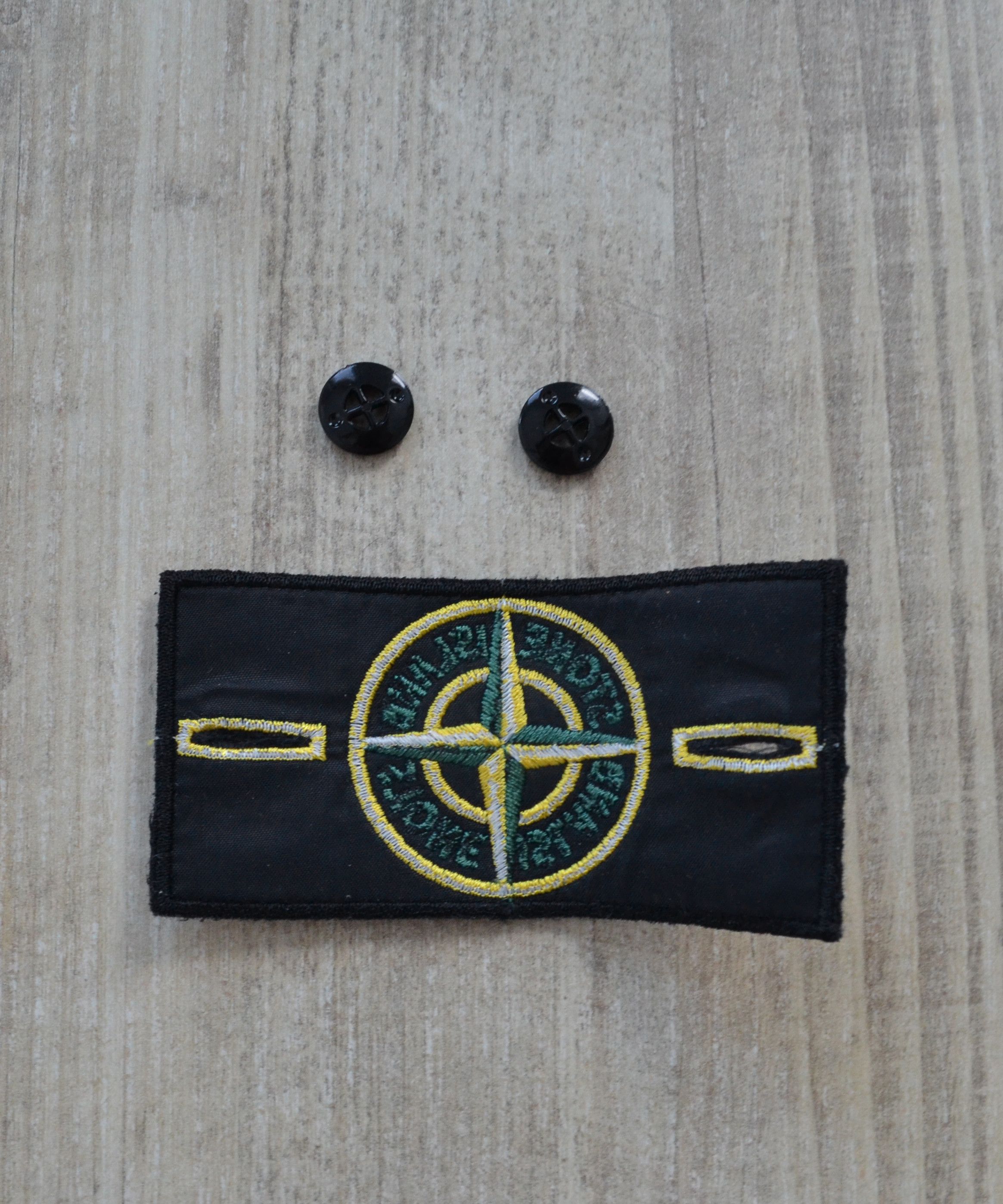Stone Island STONE ISLAND Badge Buttons Black Logo Patch Size ONE SIZE - 3 Thumbnail